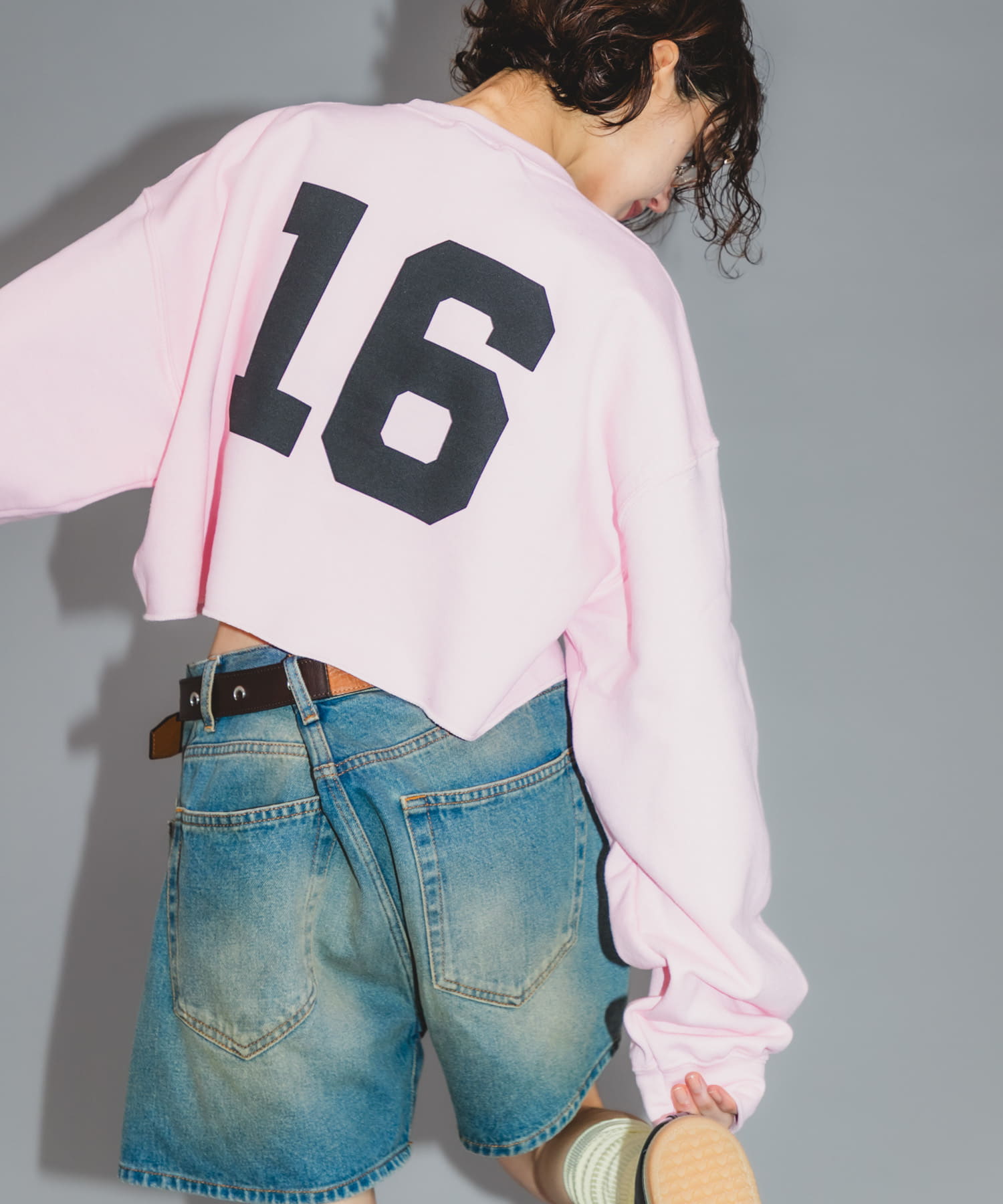 Teya　SHORT SWEAT PINK Free