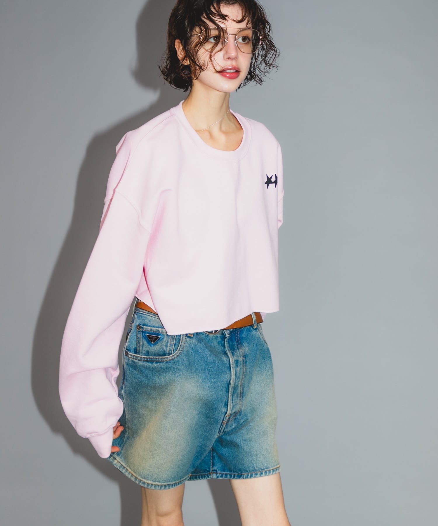 Teya　SHORT SWEAT PINK Free