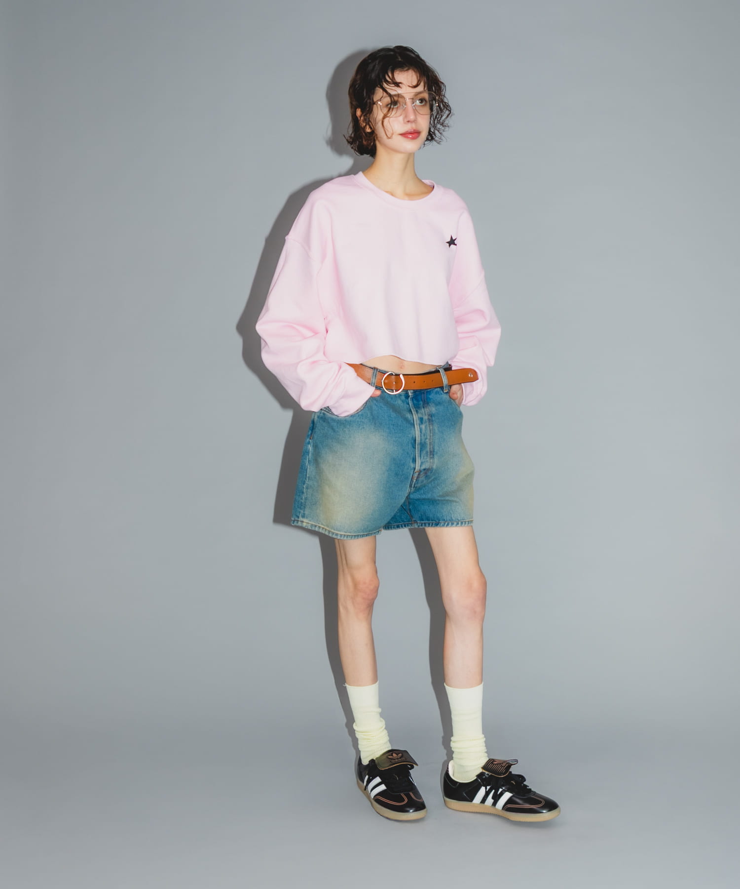 Teya　SHORT SWEAT PINK Free