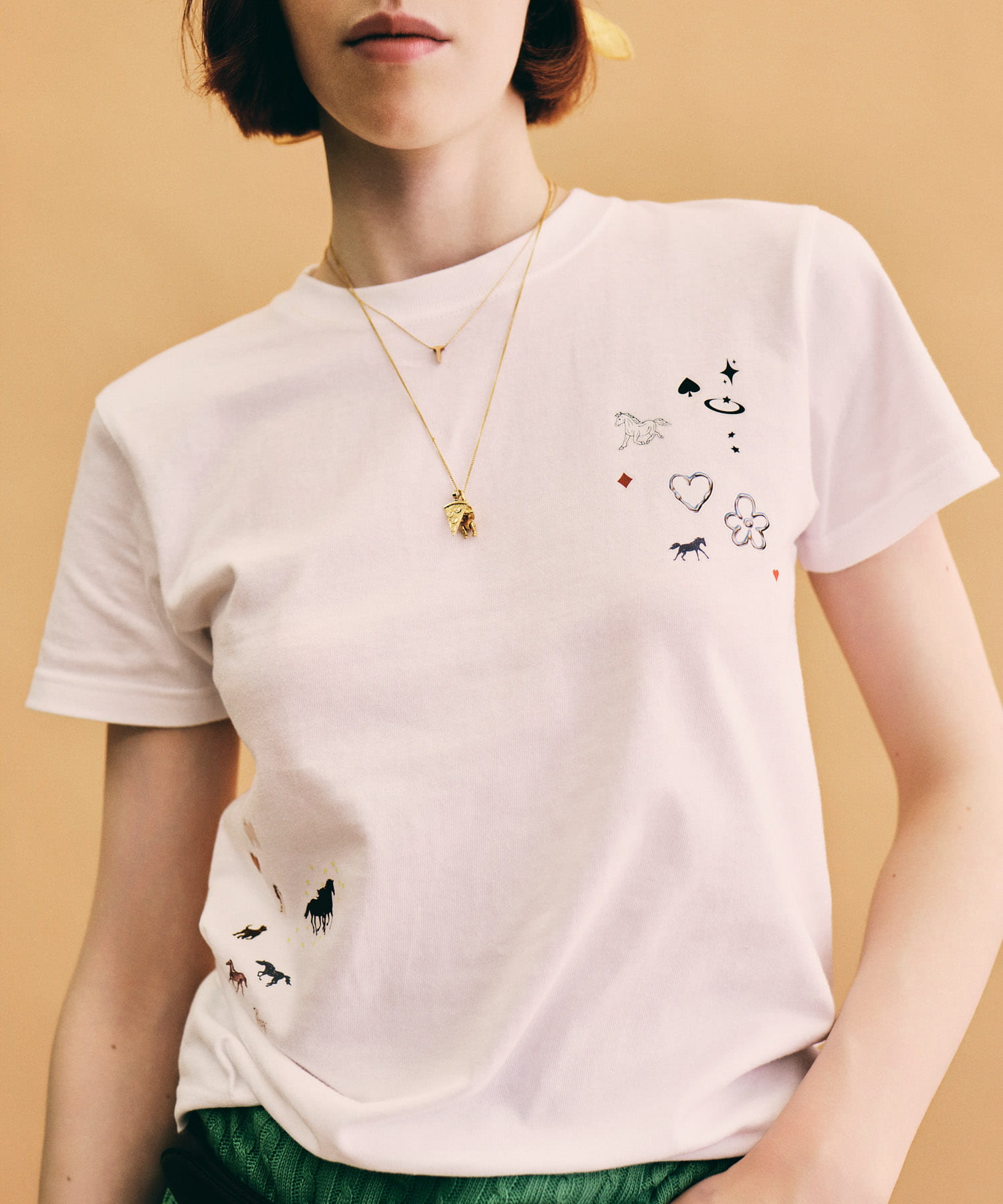 Teya　STICKER T-SHIRTS