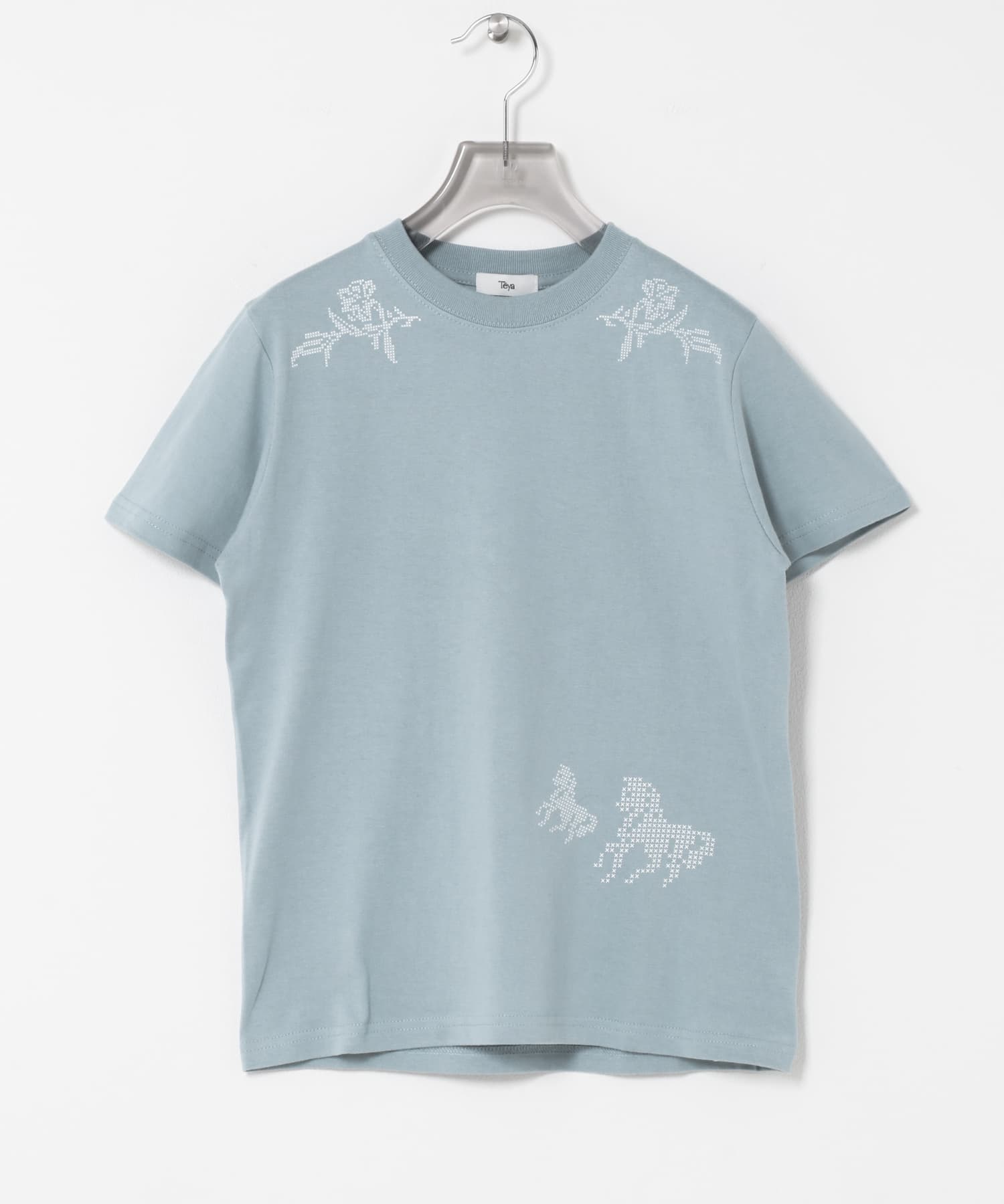Teya　CROSS-STITCH T-SHIRTS