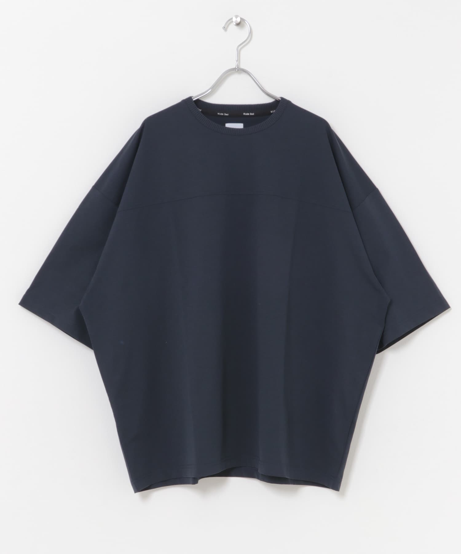 Wide Dad　BREEZY TECH SHORT-SLEEVE T-SHIRTS D.NAVY 1