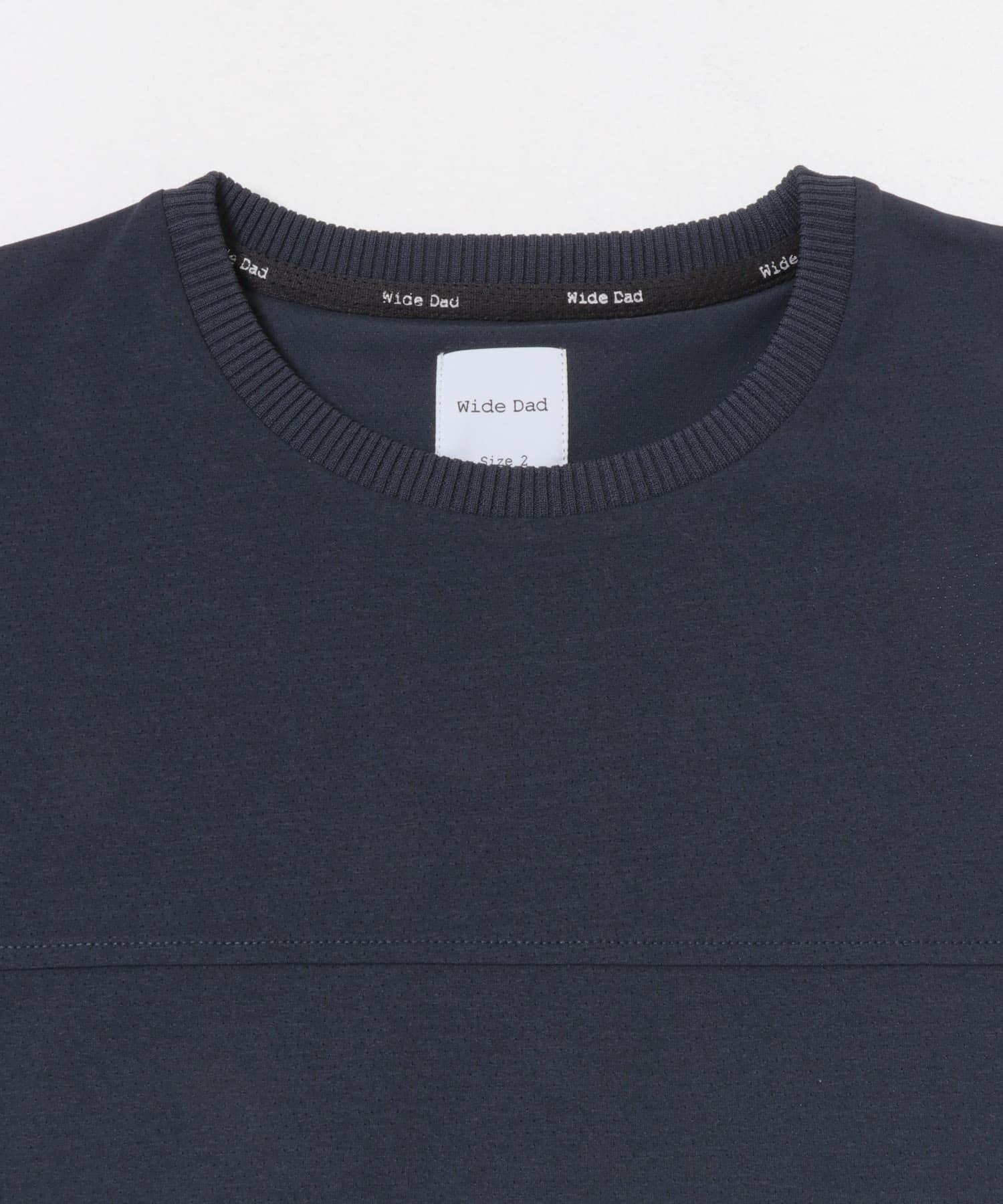 Wide Dad　BREEZY TECH SHORT-SLEEVE T-SHIRTS D.NAVY 1