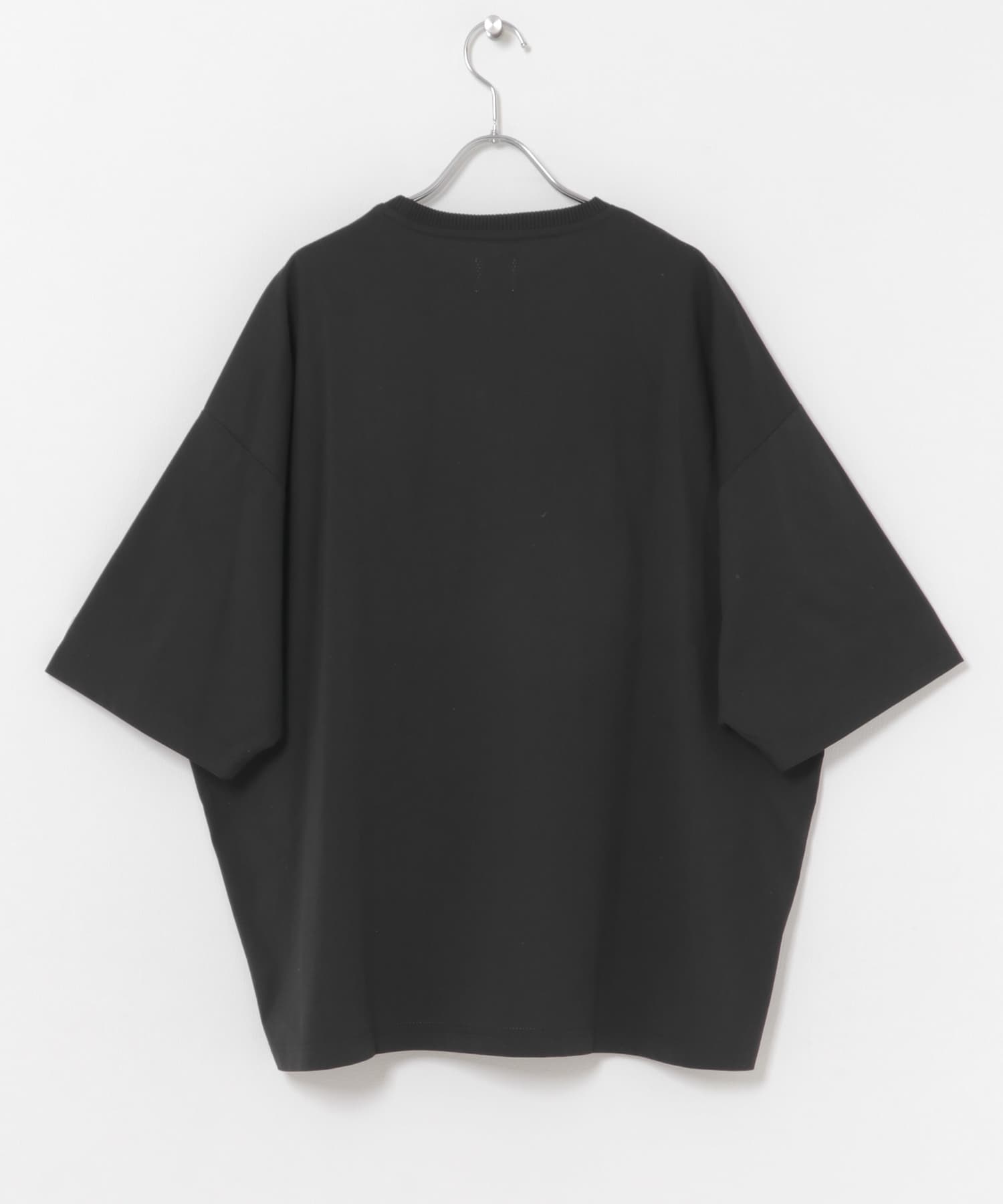 Wide Dad　BREEZY TECH SHORT-SLEEVE T-SHIRTS BLACK 1