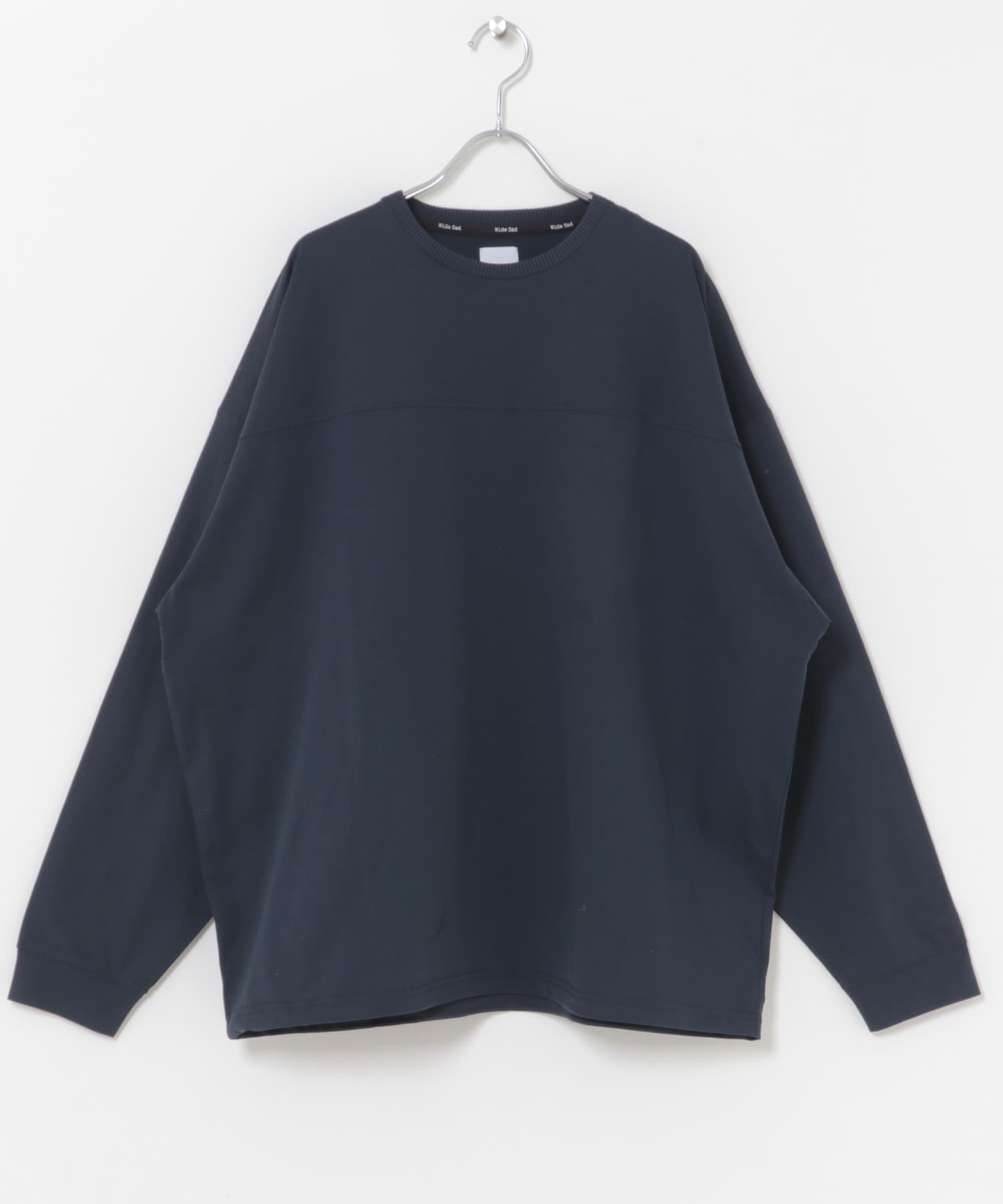 Wide Dad BREEZY TECH LONG-SLEEVE T-SHIRTS(1 CHARCOAL): トップス