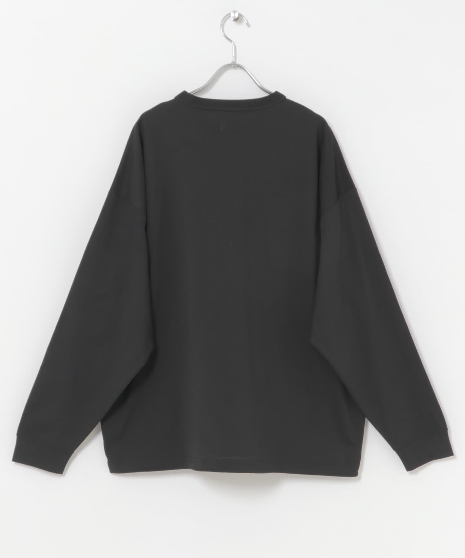 Wide Dad BREEZY TECH LONG-SLEEVE T-SHIRTS(1 CHARCOAL): トップス