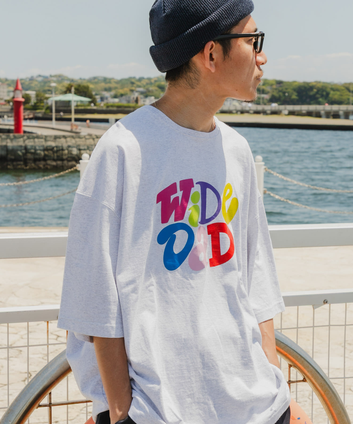 Wide Dad　GRAPHIC T-SHIRTS WITH HATCH