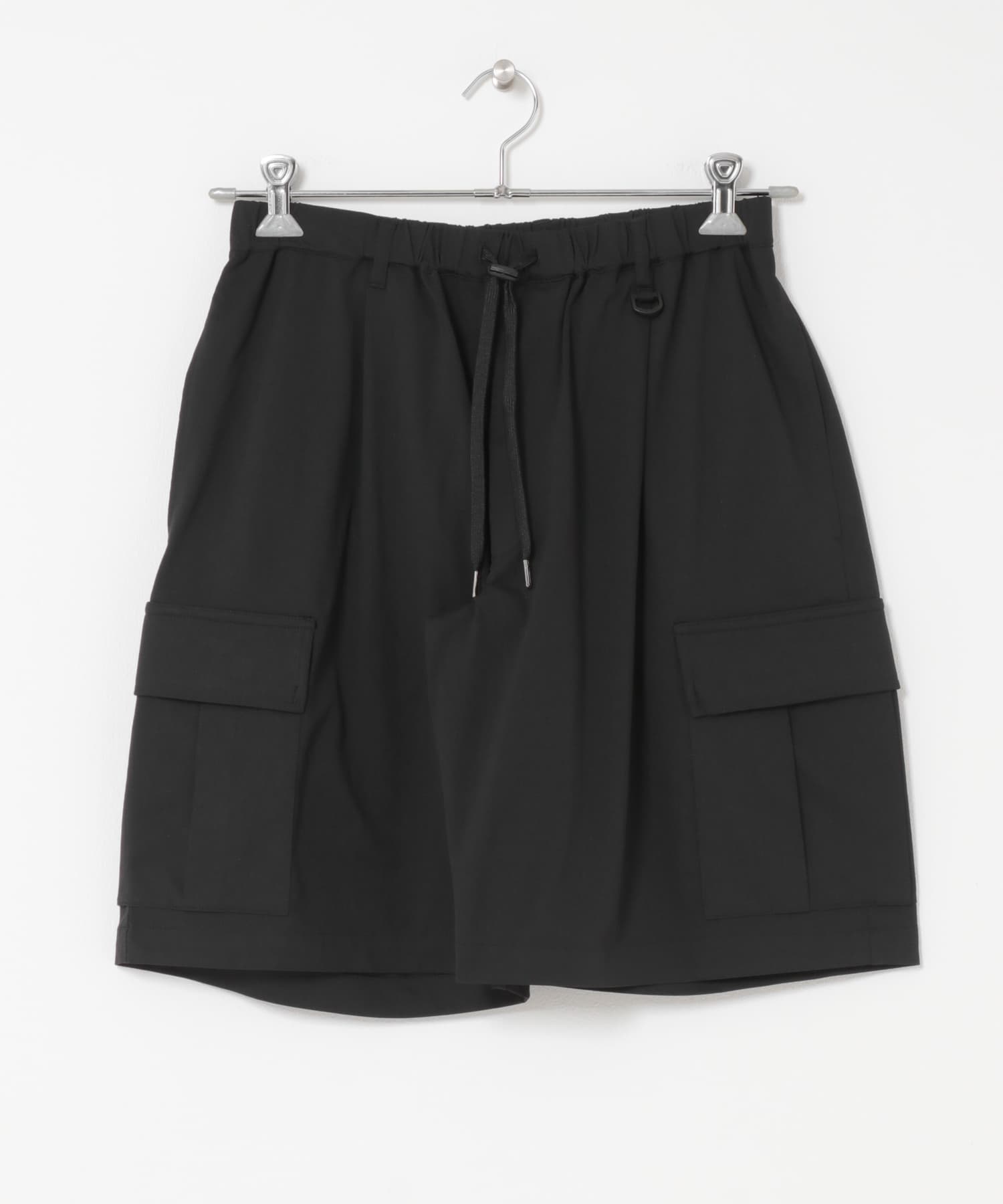 Wide Dad　BREEZY TECH CARGO SHORTS BLACK 1