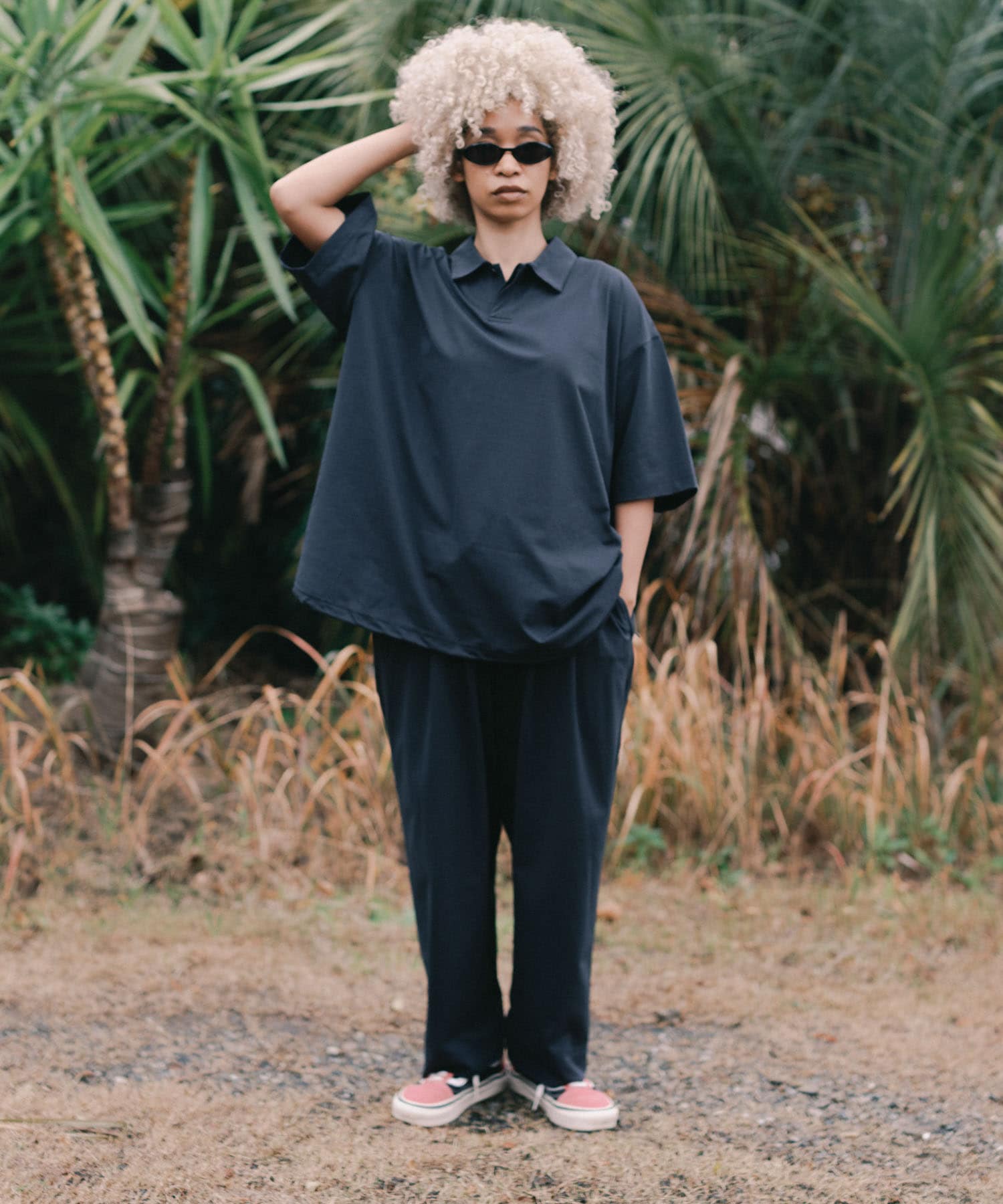 Wide Dad　BREEZY TECH EASY PANTS