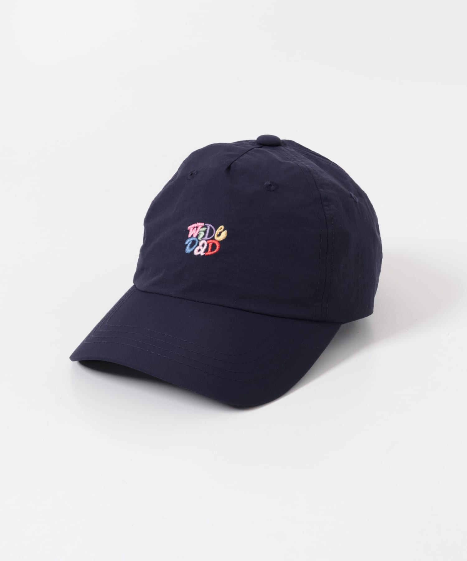 Wide Dad　GRAPHIC CAP WITH HATCH NAVY Free