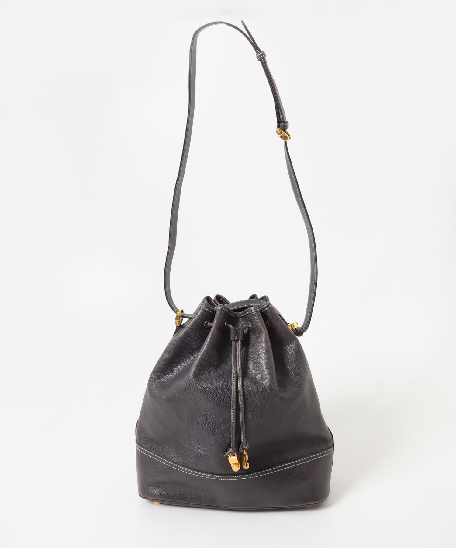 VINTAGE　LOEWE90sドロストショルダーバッグ