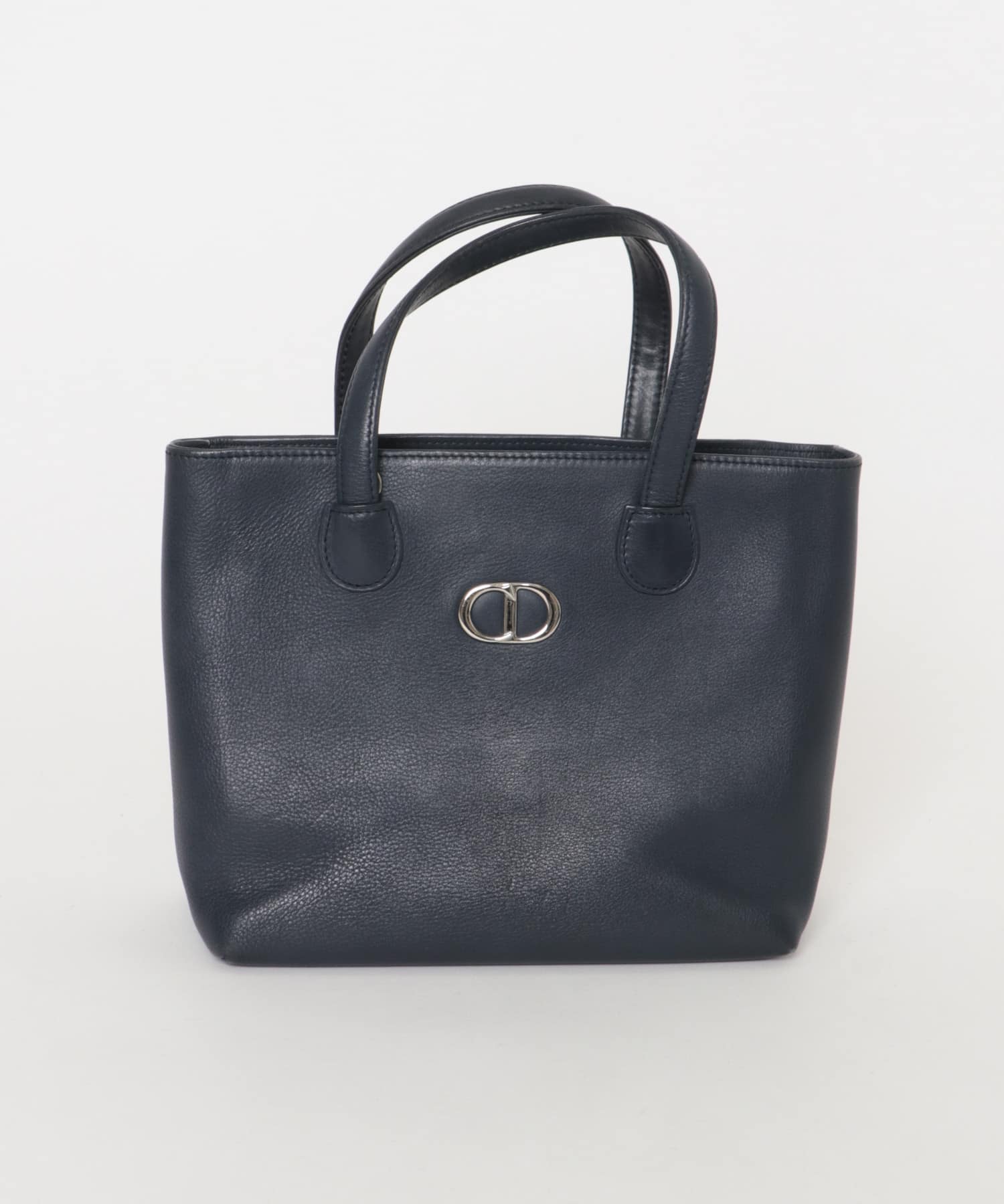 VINTAGE　DIOR 90s ロゴ金具ハンドバッグ