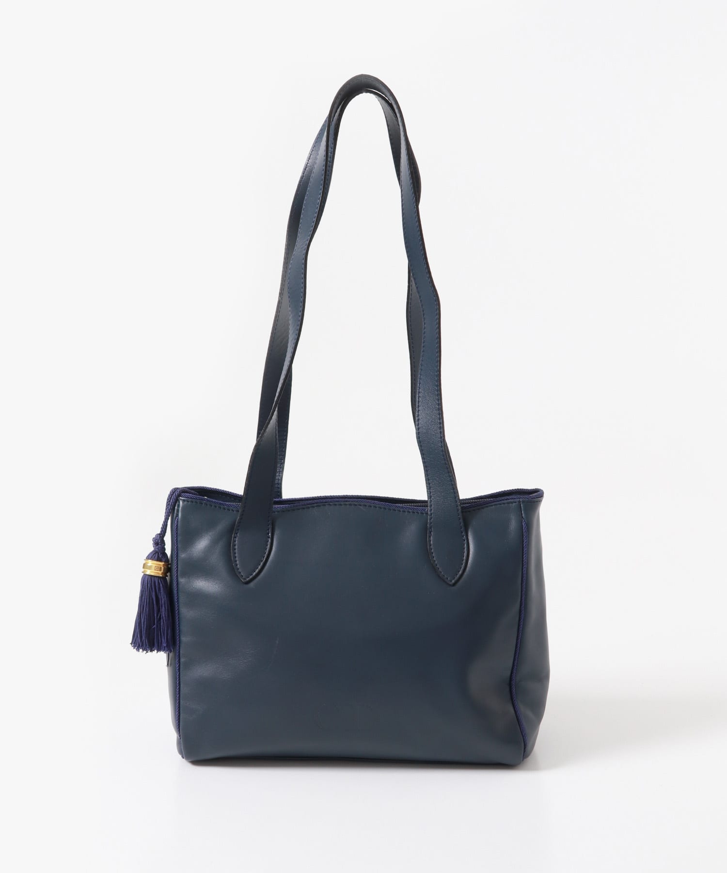 VINTAGE　DIOR70sボックスカーフ タッセルトート