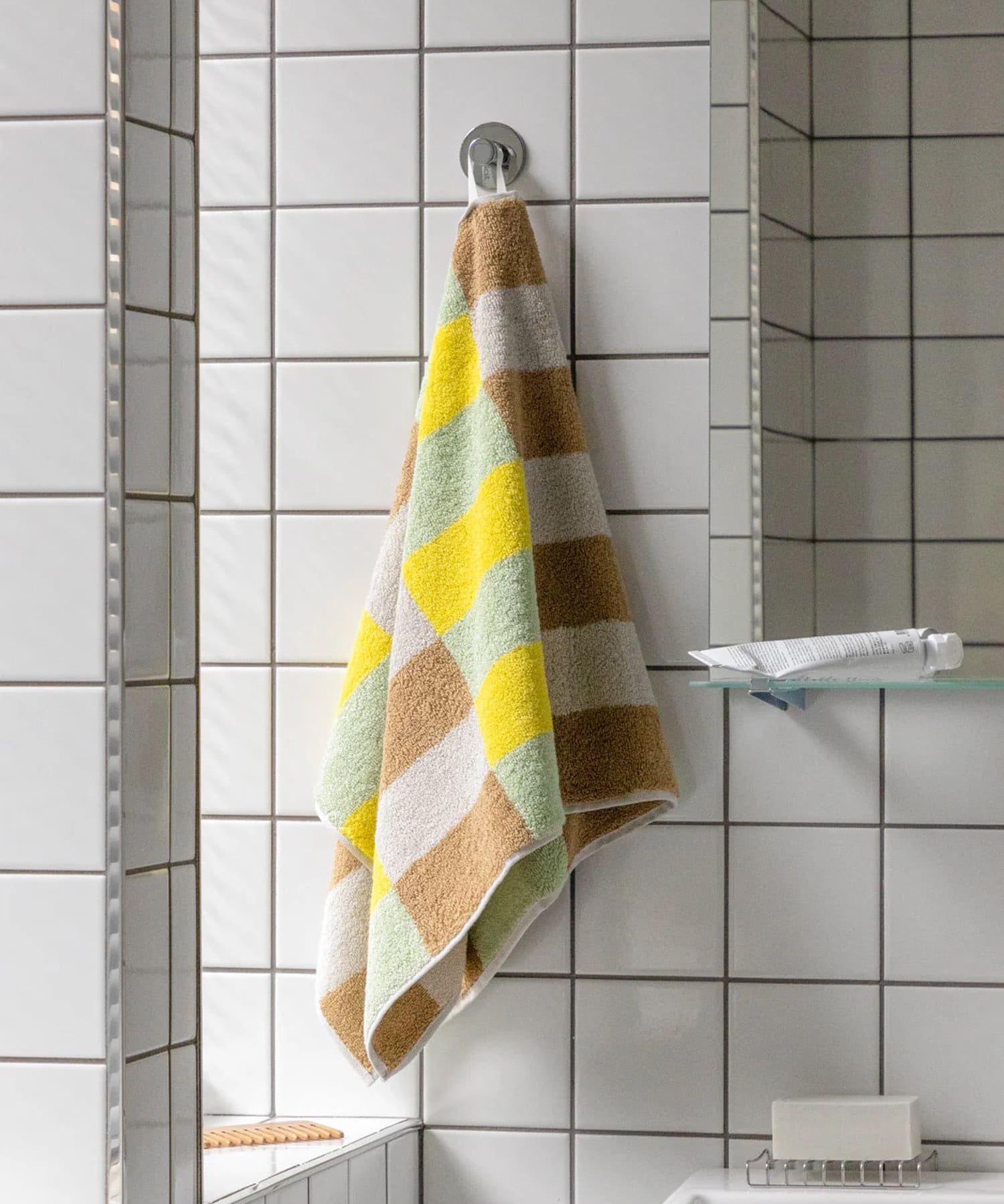 WARMGREYTAIL　CHECK FACETOWEL