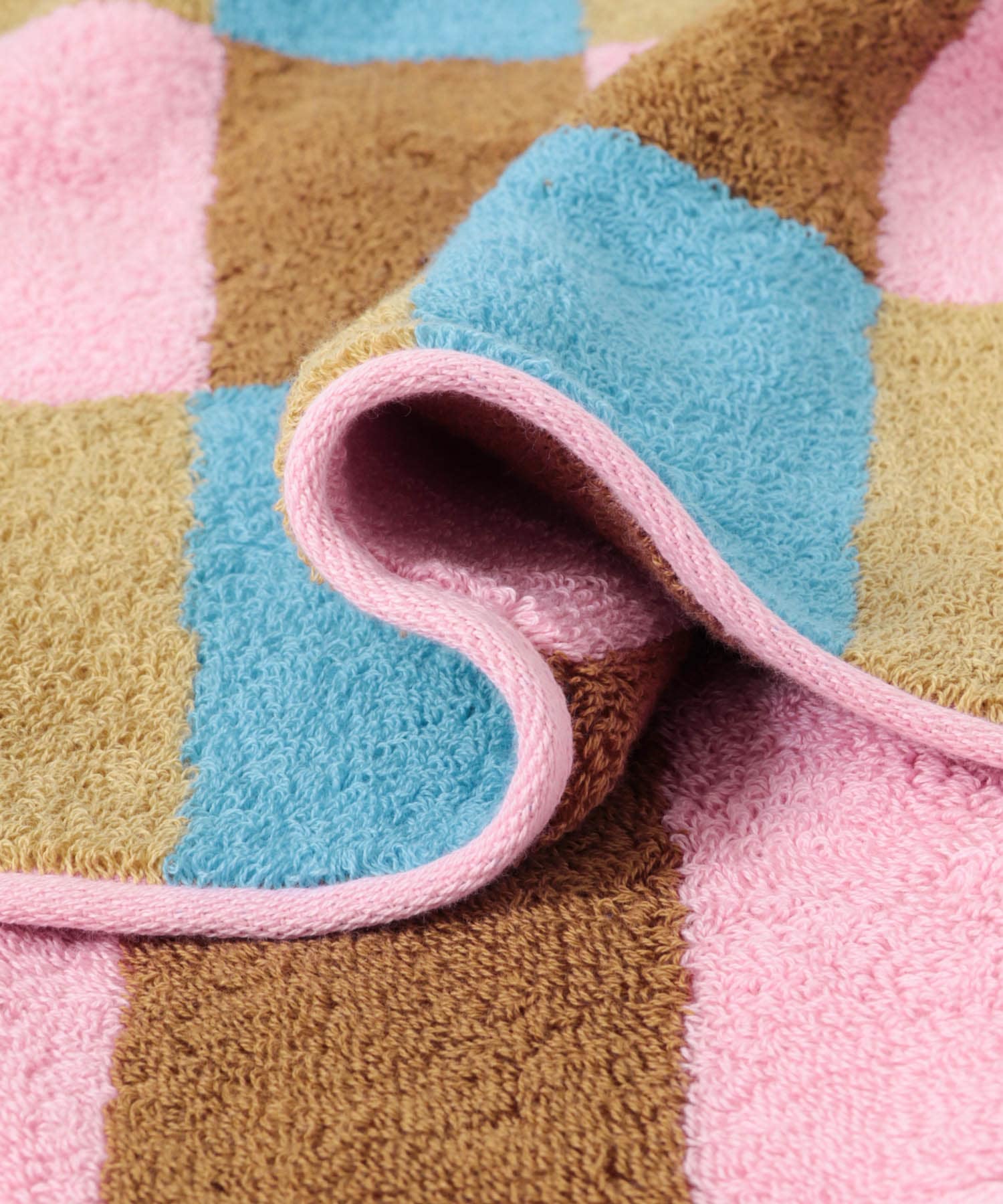 WARMGREYTAIL CHECK FACETOWEL(- SAND/YEL): インテリア｜URBAN