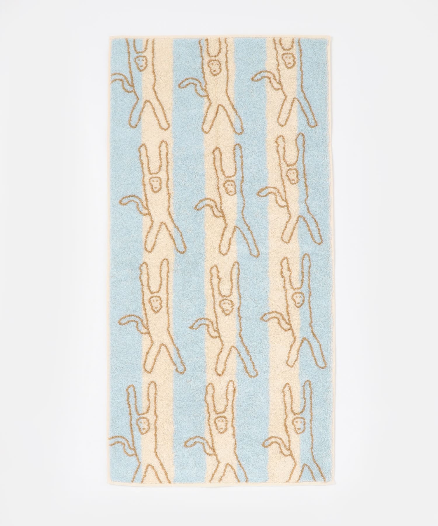 WARMGREYTAIL　FACETOWEL-MONKEY BLUE ST -