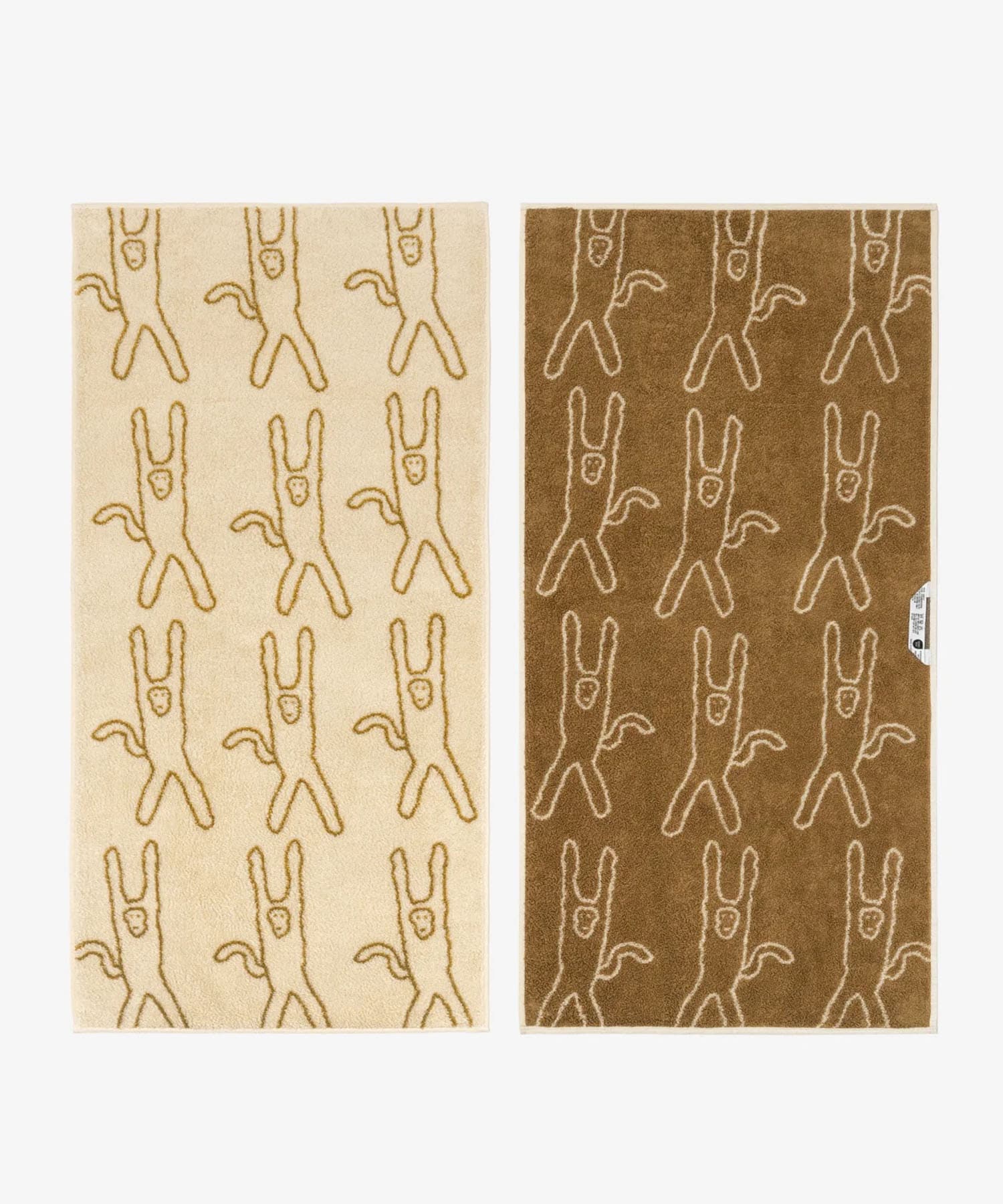 WARMGREYTAIL　FACETOWEL-MONKEY IVORY -