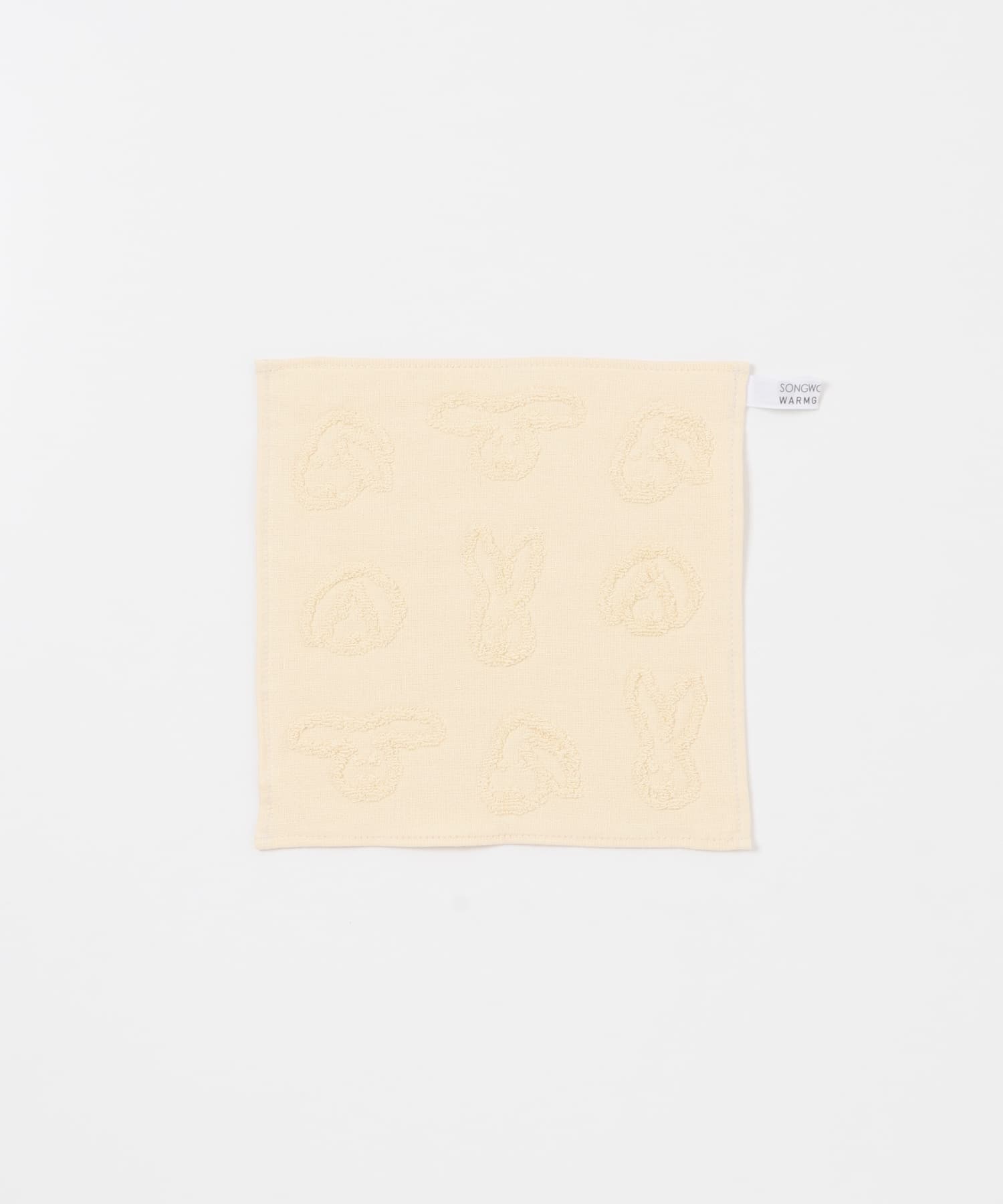 WARMGREYTAIL　BUNNY BUNNY HAND CLOTH IVORY -