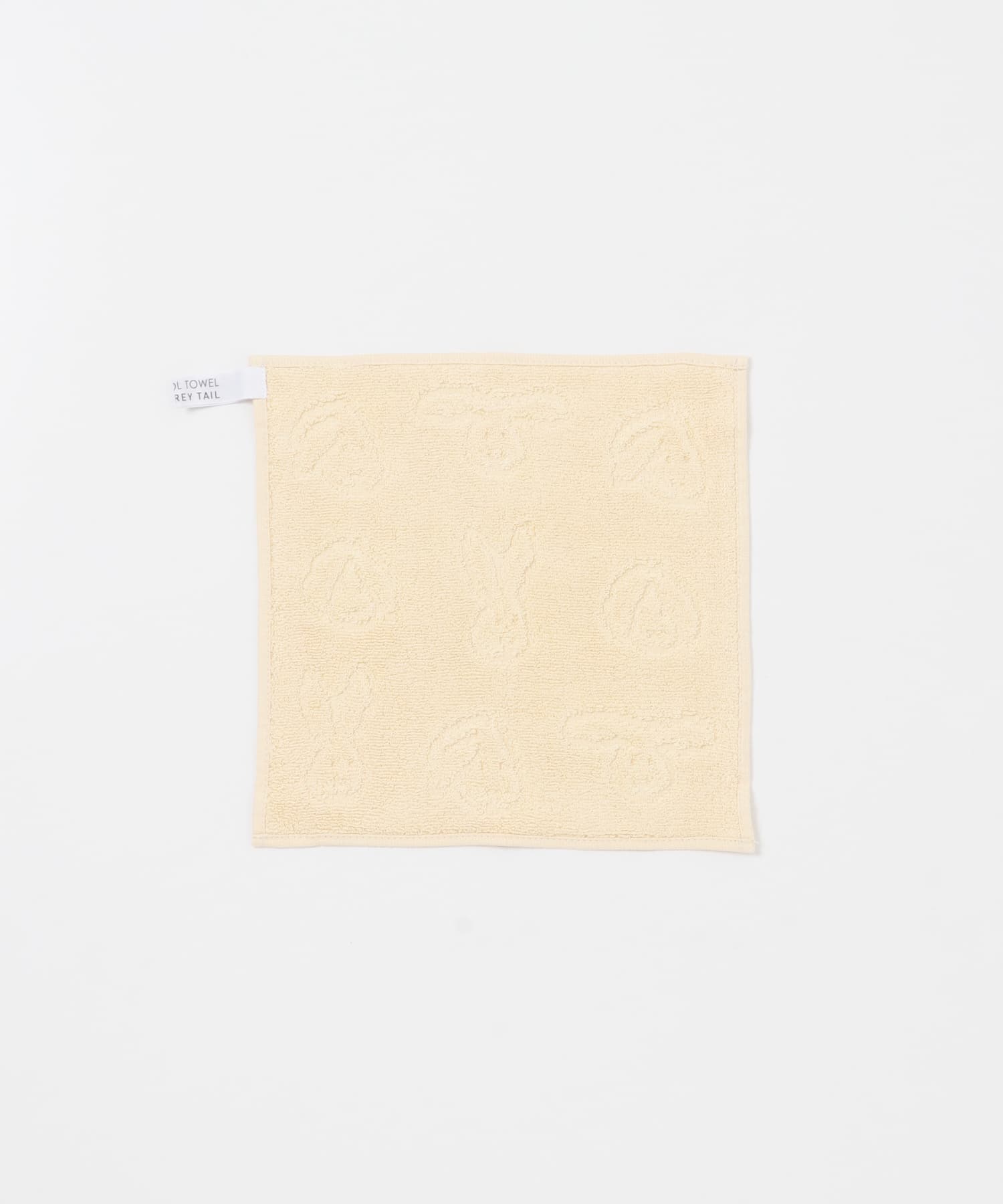 WARMGREYTAIL　BUNNY BUNNY HAND CLOTH IVORY -