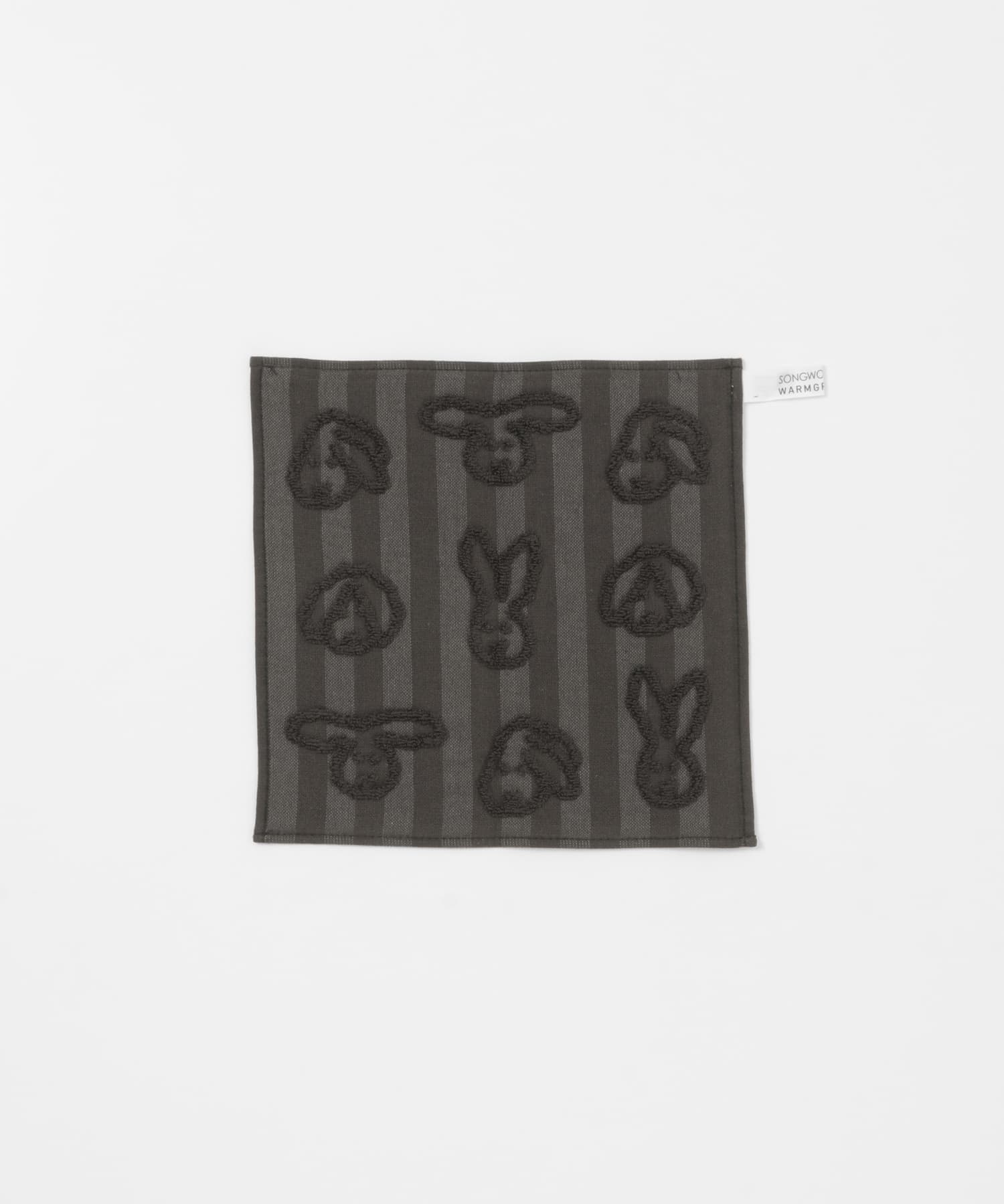 WARMGREYTAIL　BUNNY BUNNY HAND CLOTH BLACK -