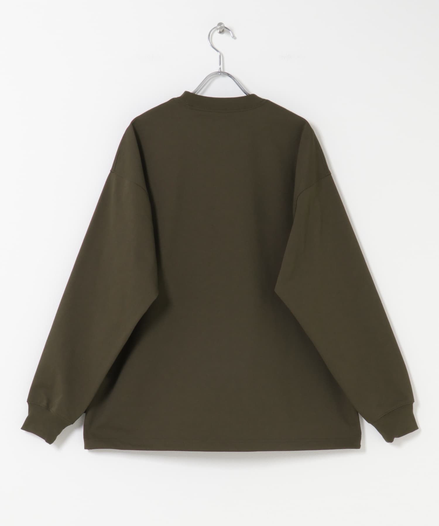 DAIWA PIER39　TECH DRAWSTRING L/S TEE D.BROWN S