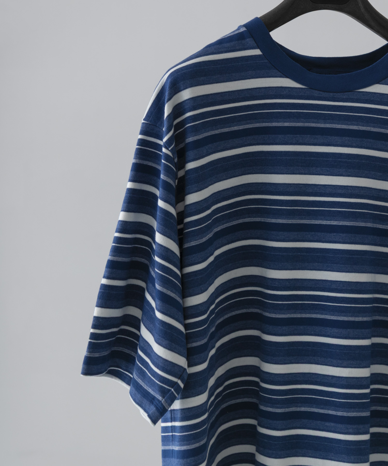 poly-ploid　T SHIRT B WHT/NAV 3