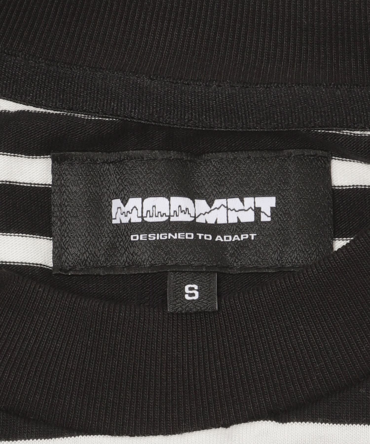 MODMNT　DETACHABLE BORDER L/S TEE NVY M