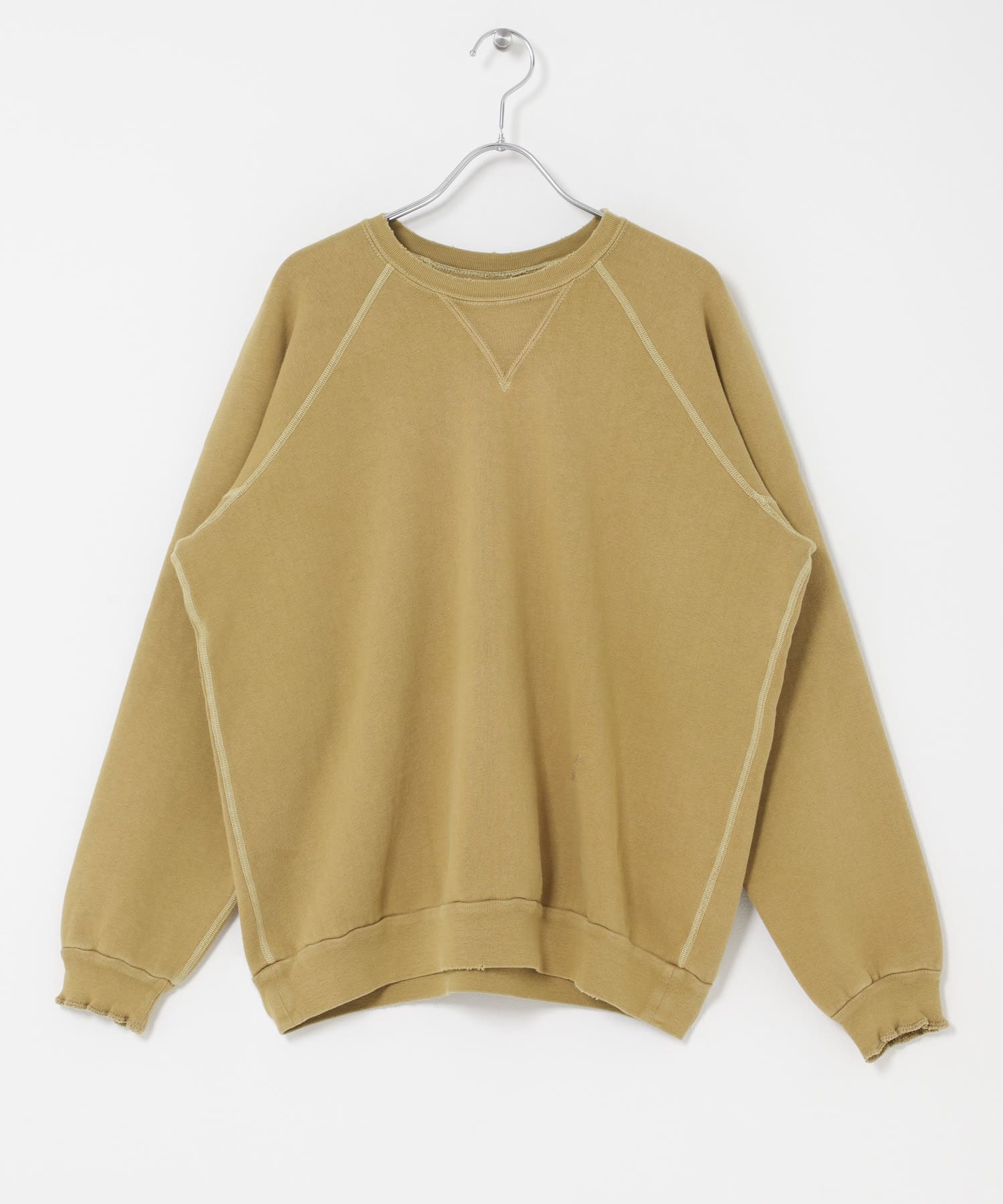 A PRESSE　Vintage Double V Sweatshirt GOLD 2