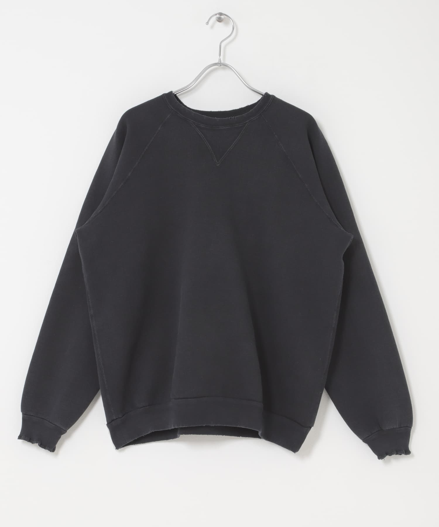 A PRESSE Vintage Double V Sweatshirt(2 BLACK): トップス｜URBAN
