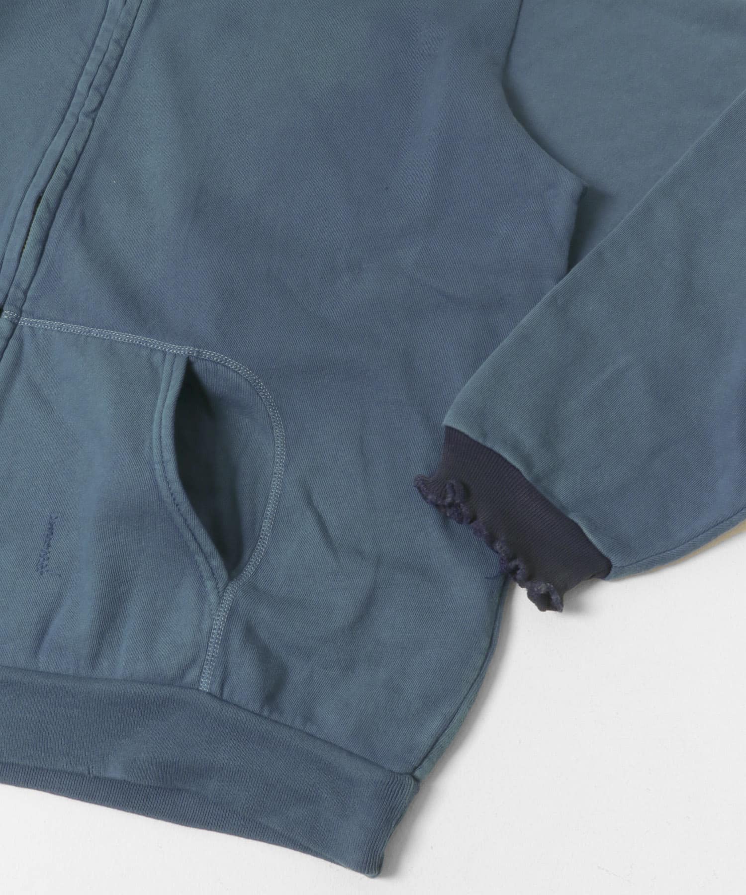 A PRESSE Vintage Light Weight Zip Sweat Hoodie(2 GRAY): トップス