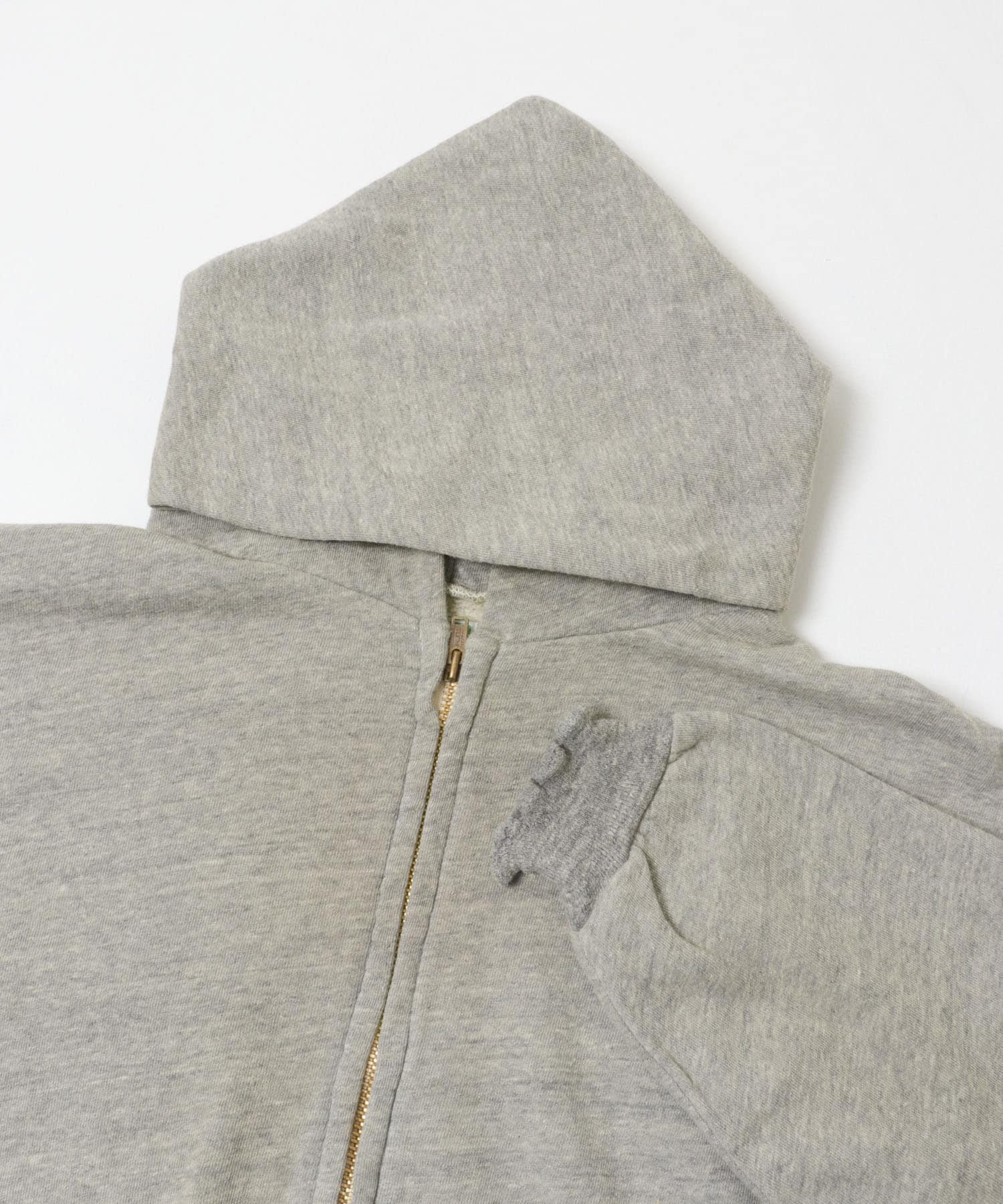 A PRESSE Vintage Light Weight Zip Sweat Hoodie(2 GRAY): トップス