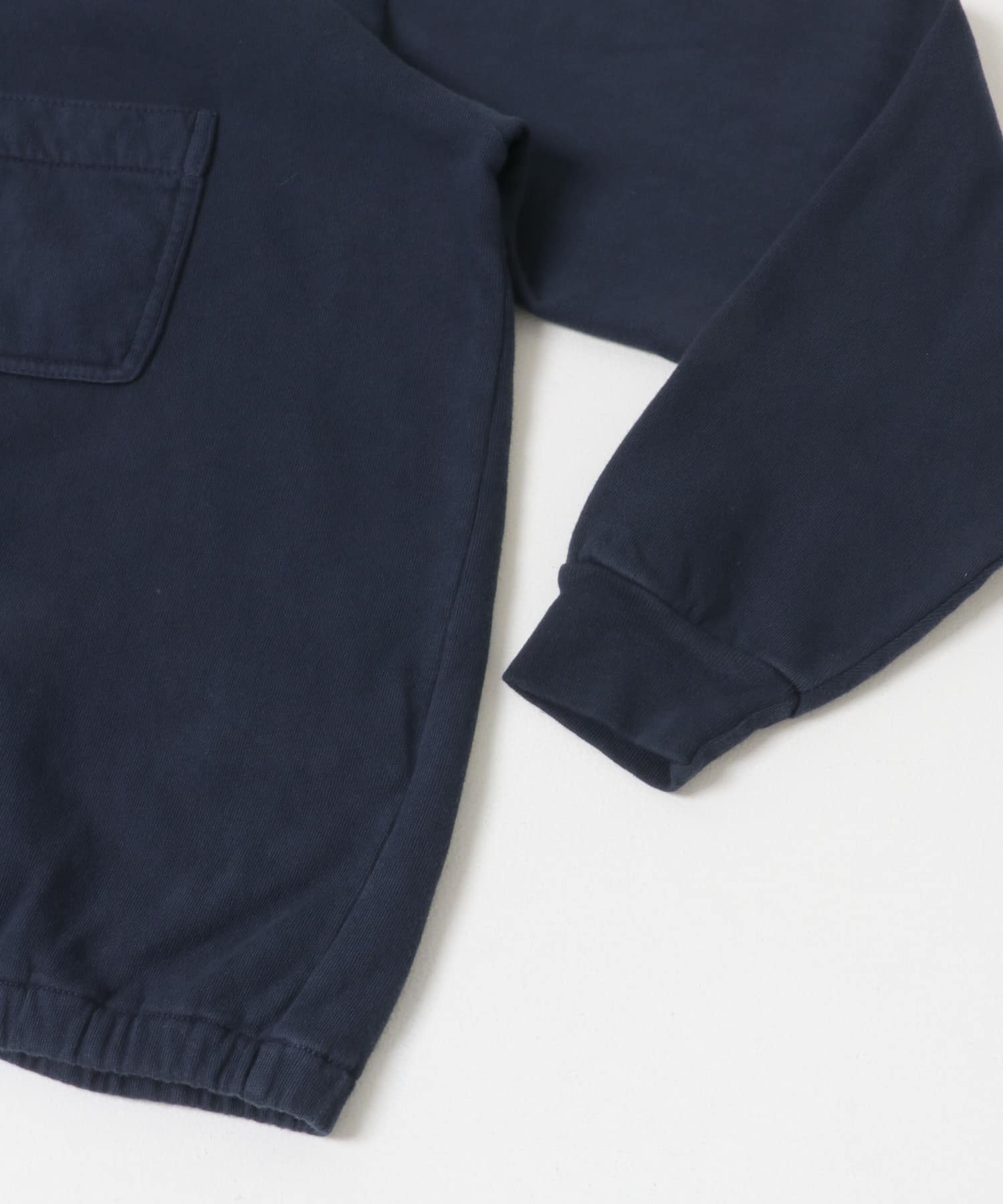 A PRESSE　Half Zip Sweatshirt NAVY 1