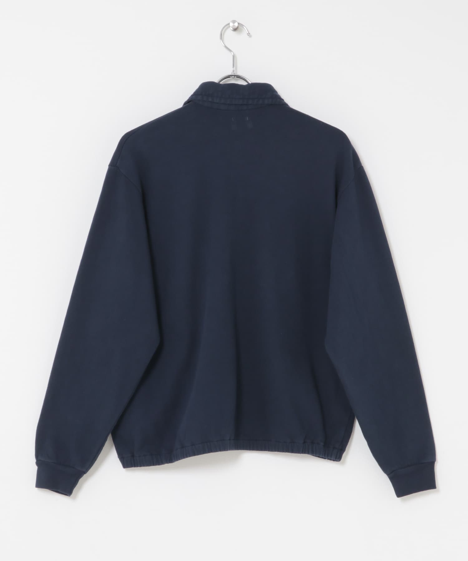 A PRESSE　Half Zip Sweatshirt NAVY 1