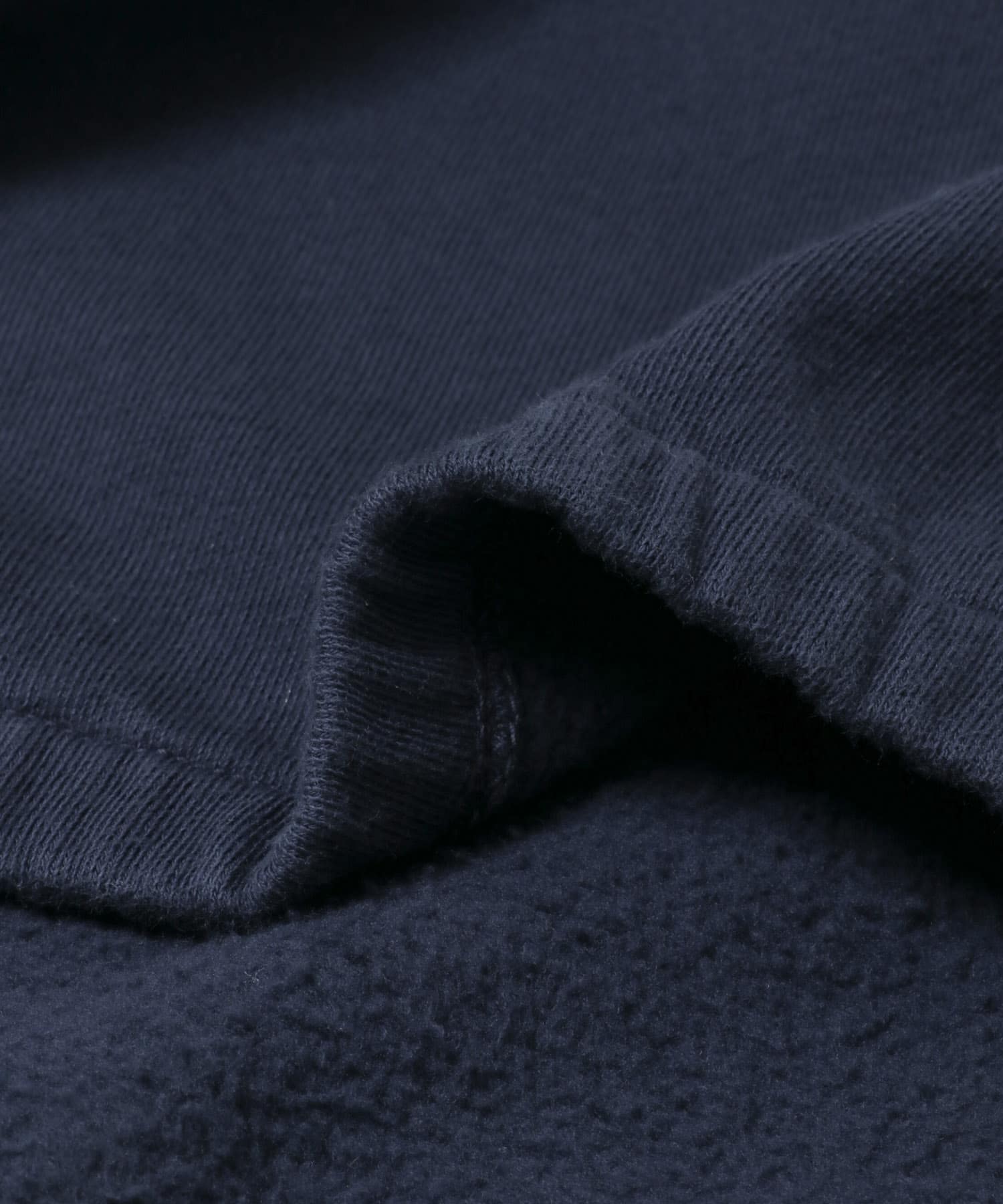 A PRESSE　Half Zip Sweatshirt NAVY 1