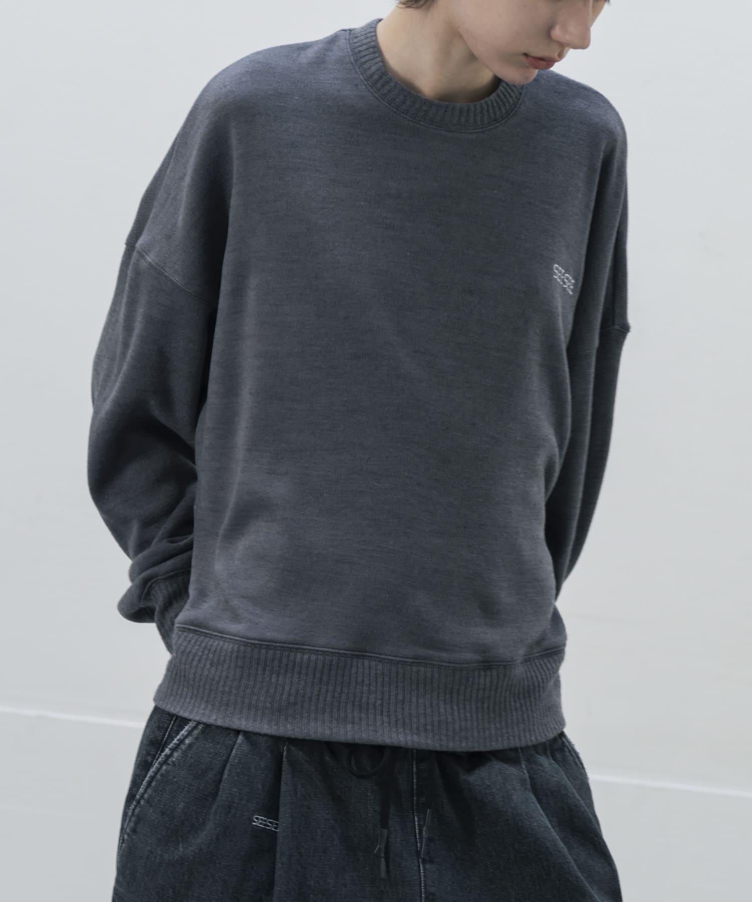 SEE SEE　CREW KNIT (KNIT SEW)