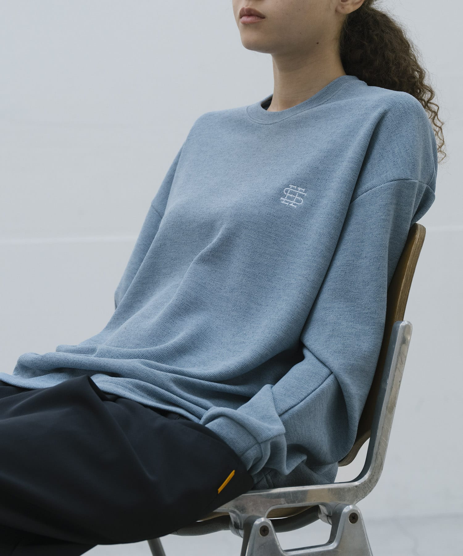 SEE SEE　BASIC LS TEE ( KNIT SEW)