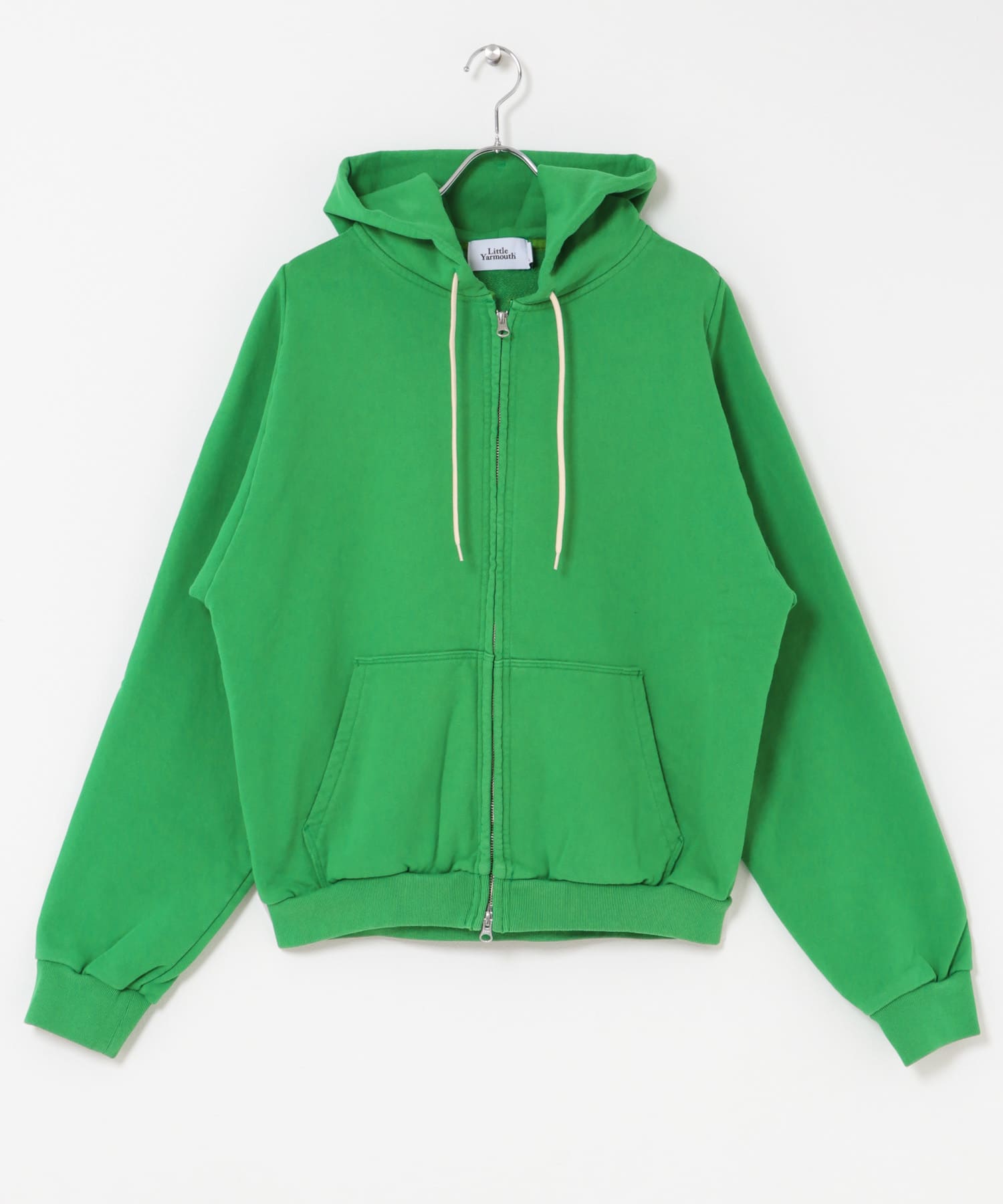 Little Yarmouth　Semi Raglan Zip Hoodie GREEN L