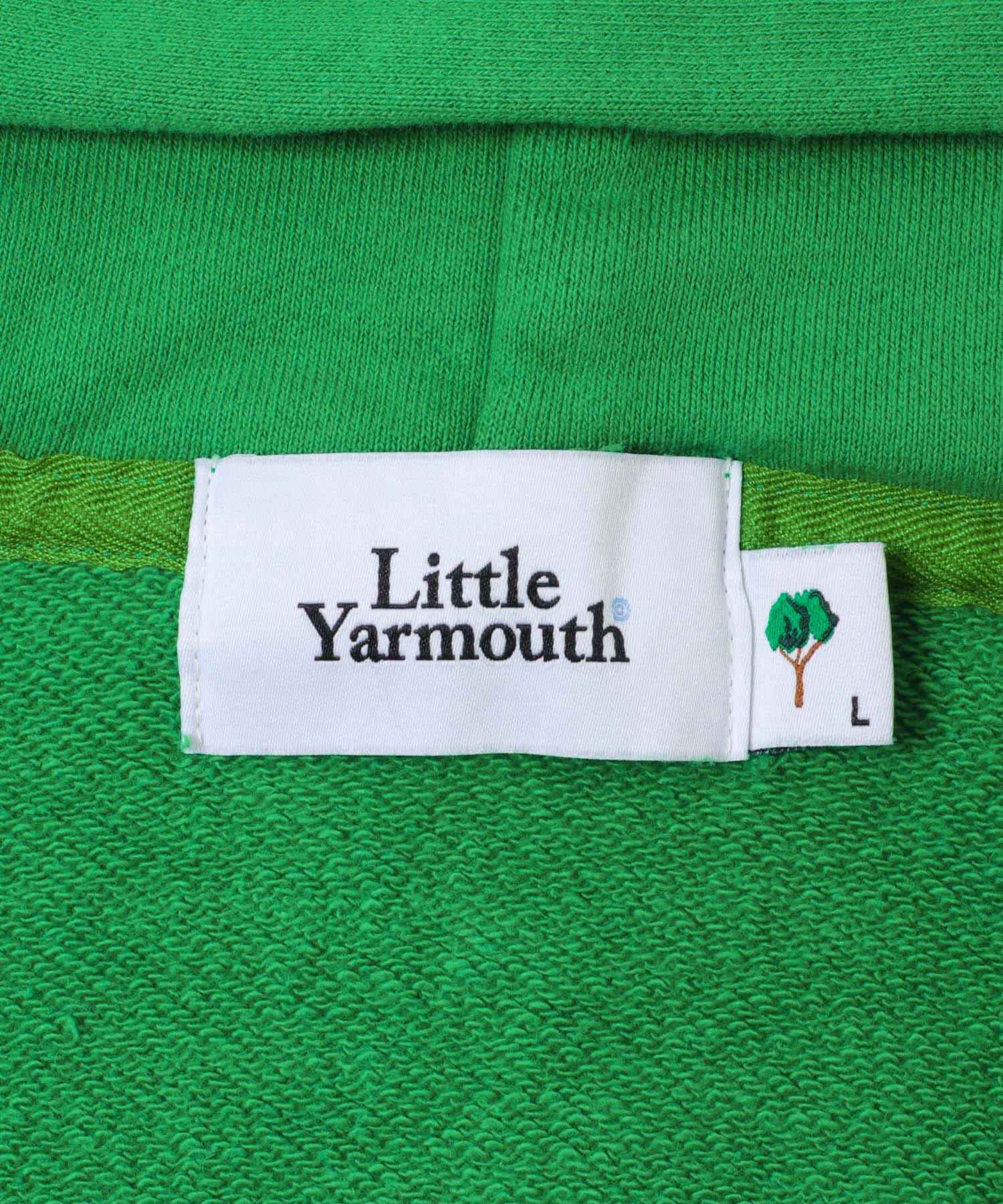 Little Yarmouth　Semi Raglan Zip Hoodie GREEN L