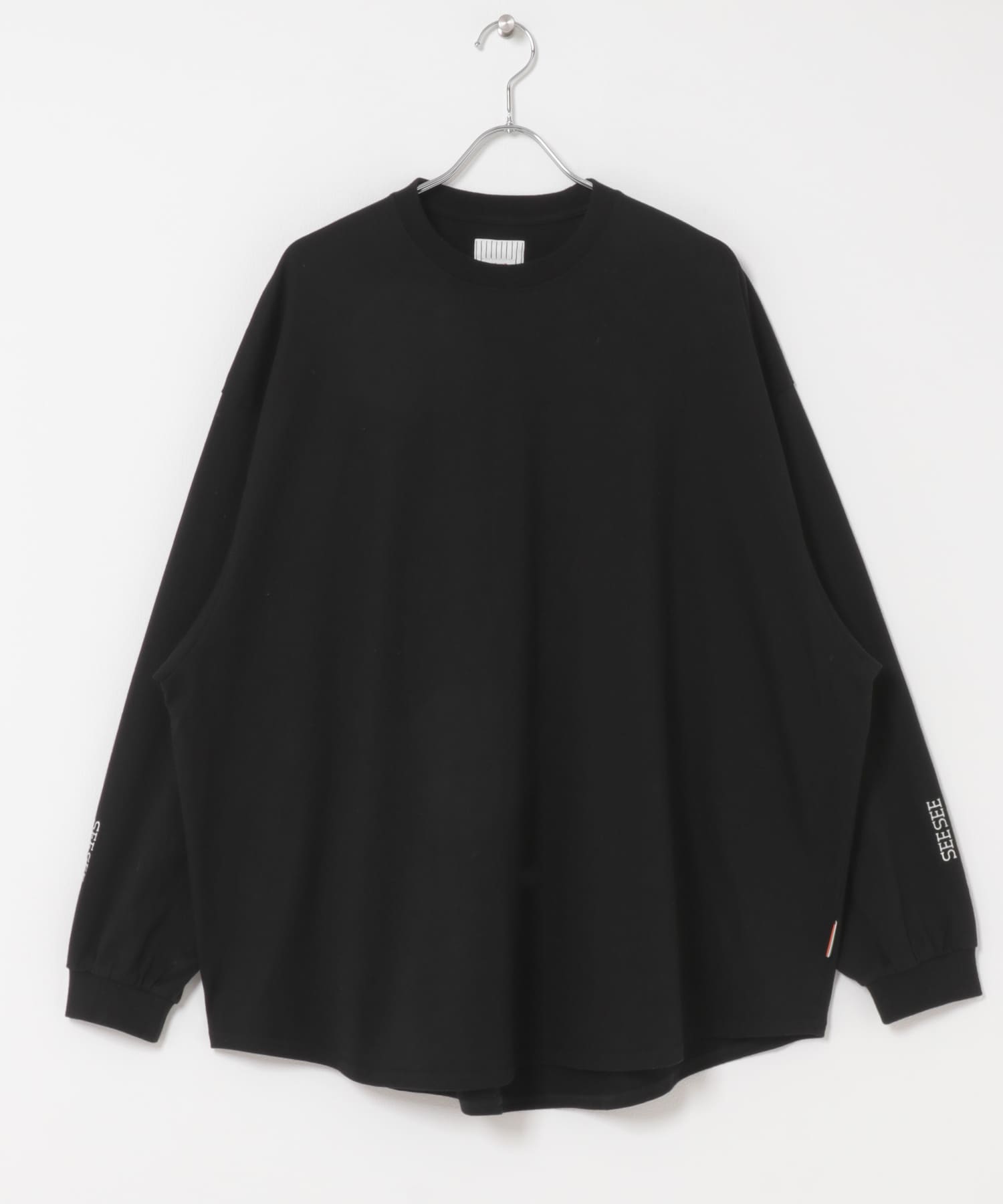 SEE SEE×S.F.C　SUPER BIG ROUND LS TEE BLACK M
