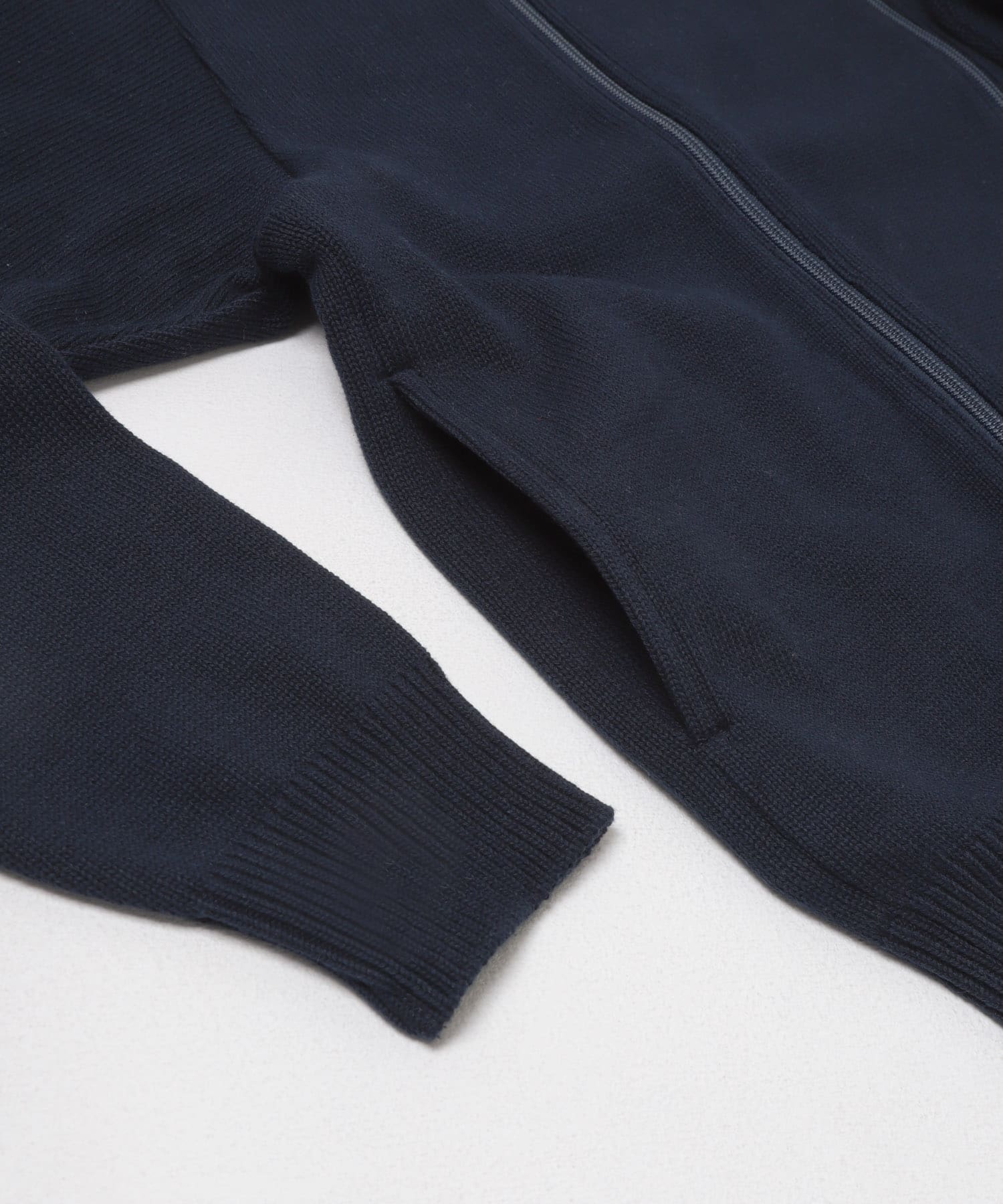 COGNOMEN　W.ADJUSTABLE KNIT TRACK JACKET NAVY M