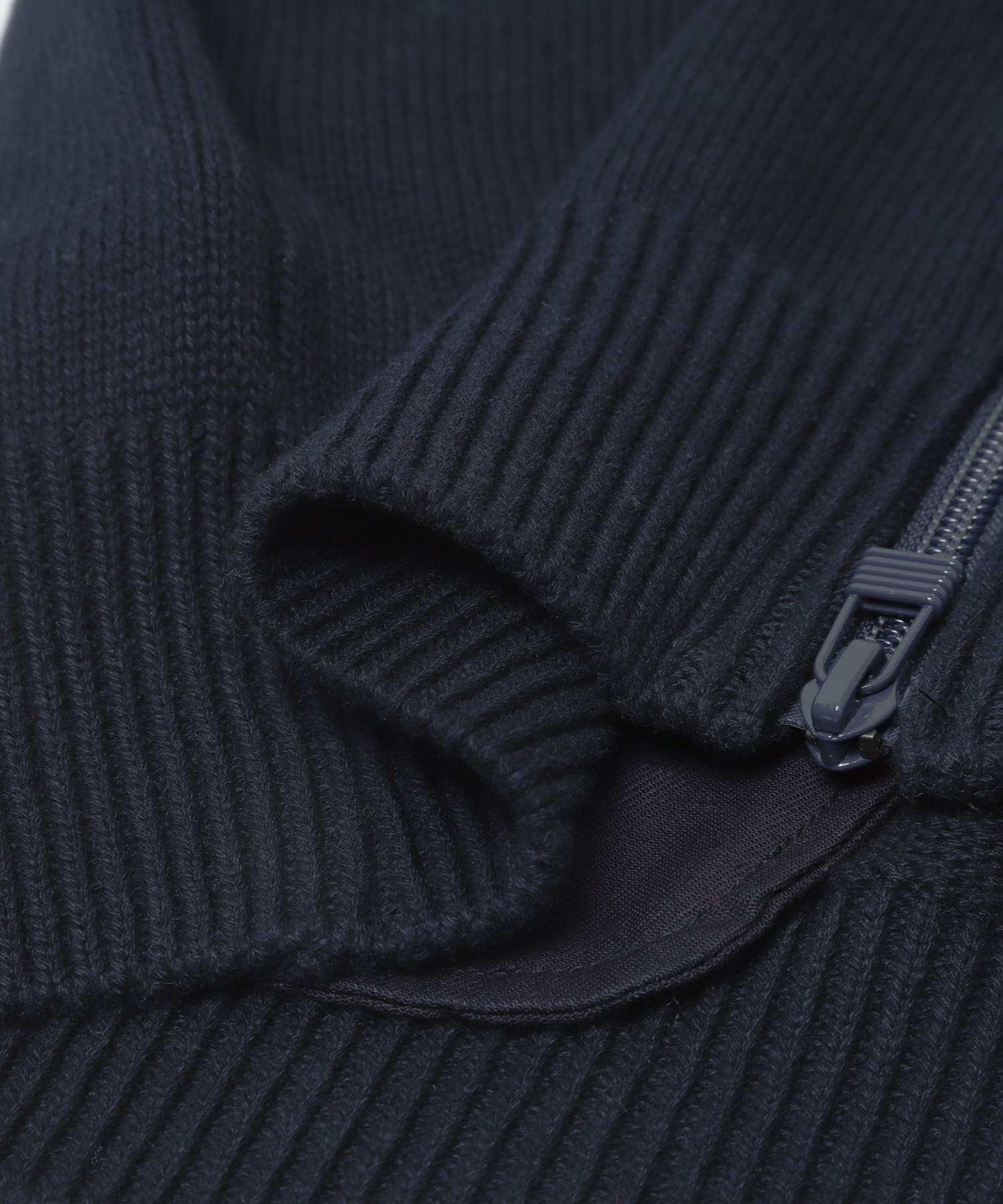 COGNOMEN　W.ADJUSTABLE KNIT TRACK JACKET NAVY M