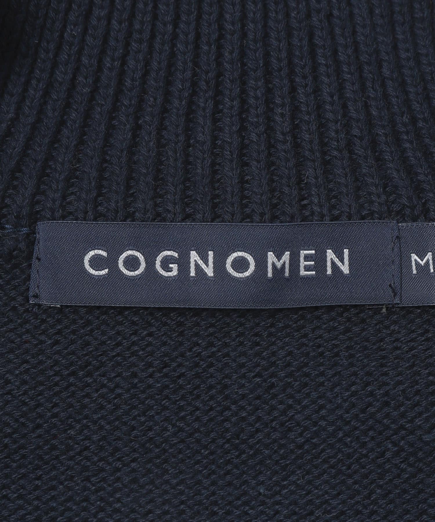COGNOMEN　W.ADJUSTABLE KNIT TRACK JACKET NAVY M