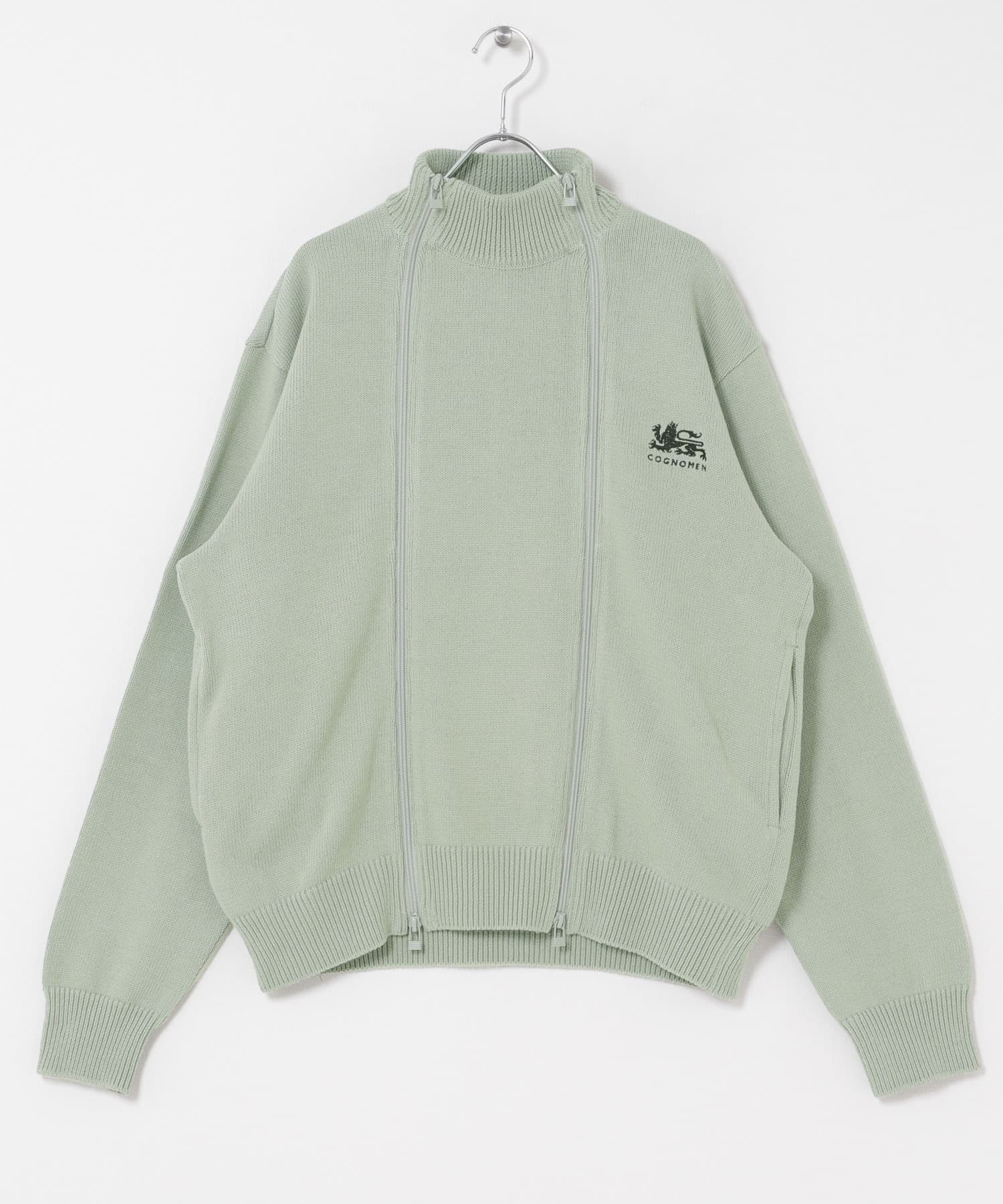 COGNOMEN　W.ADJUSTABLE KNIT TRACK JACKET