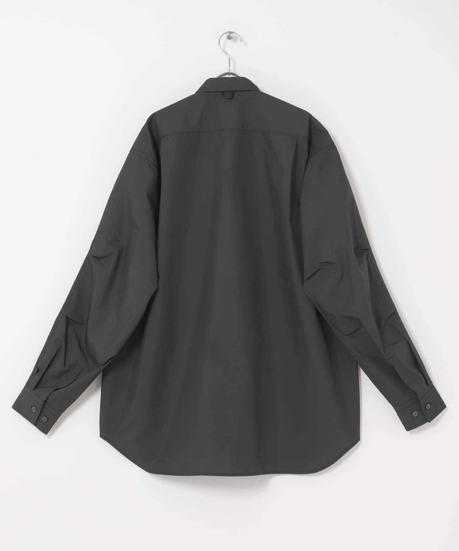 DAIWA PIER39　TECH REGULAR COLLAR SHIRT L/S SOLID INK BLACK M