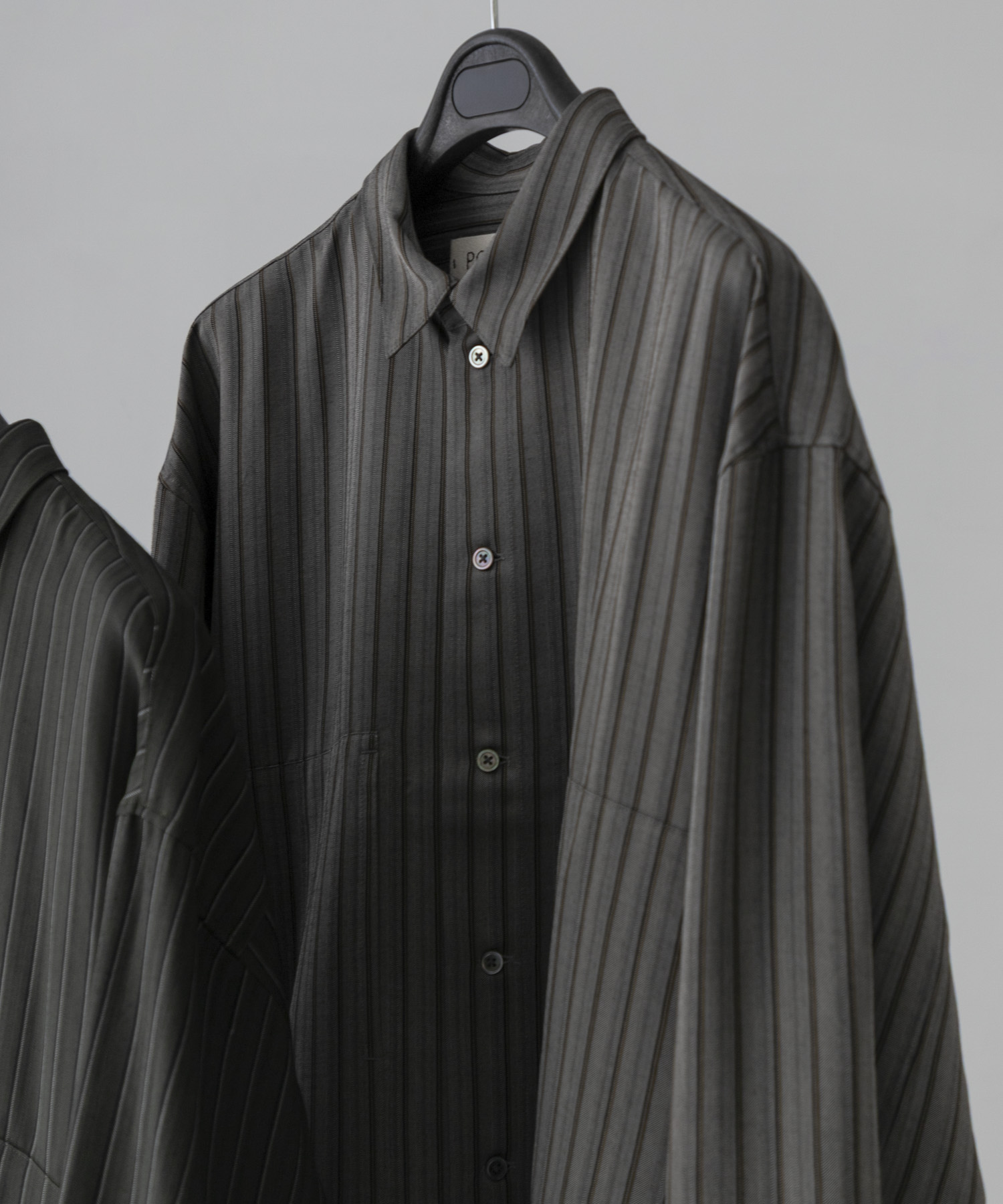 poly-ploid　SHIRT JACKET B GRAY 3