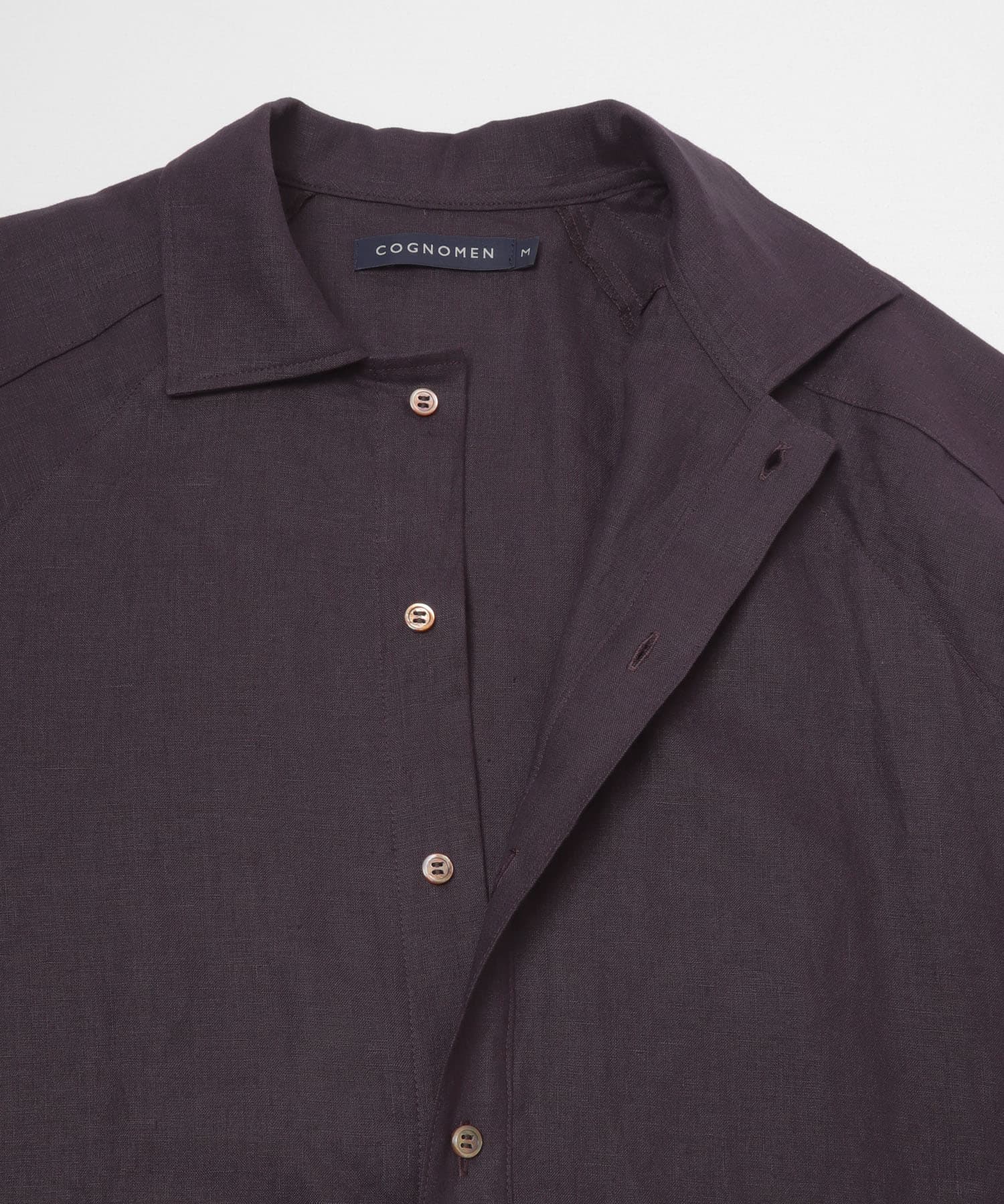 COGNOMEN　W.GOALKEEPER LINEN SHIRT PURPLE M