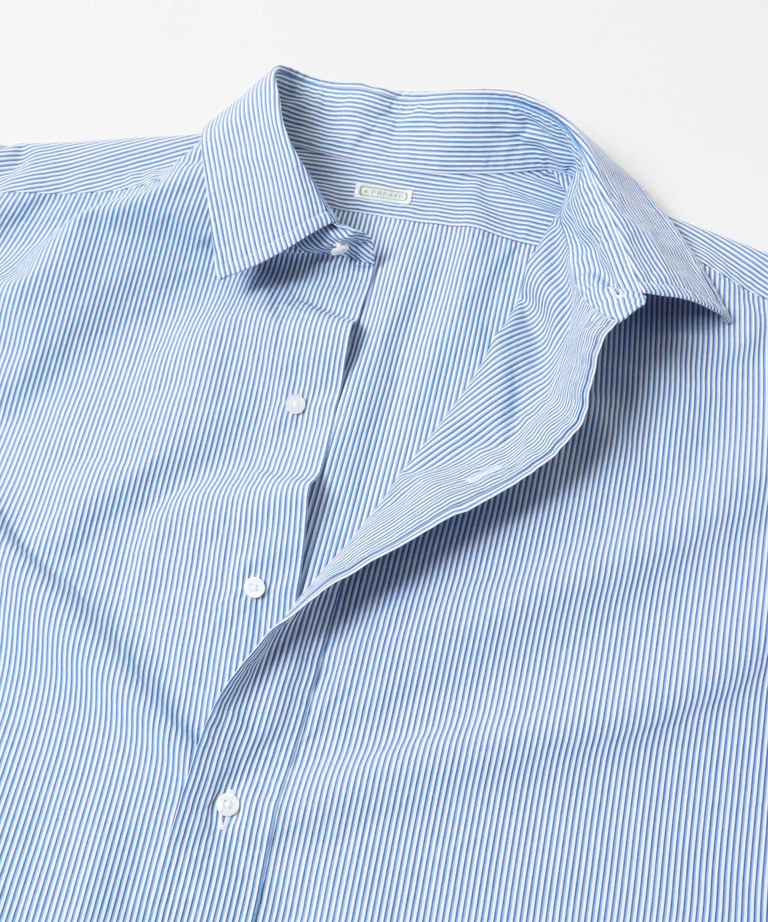 A PRESSE Regular Collar Shirt(2 NAVY): トップス｜URBAN RESEARCH