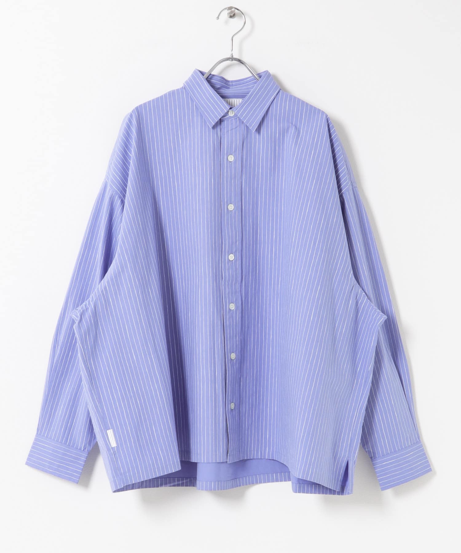 SFC　COTTON STRIPE SLIT SHIRT
