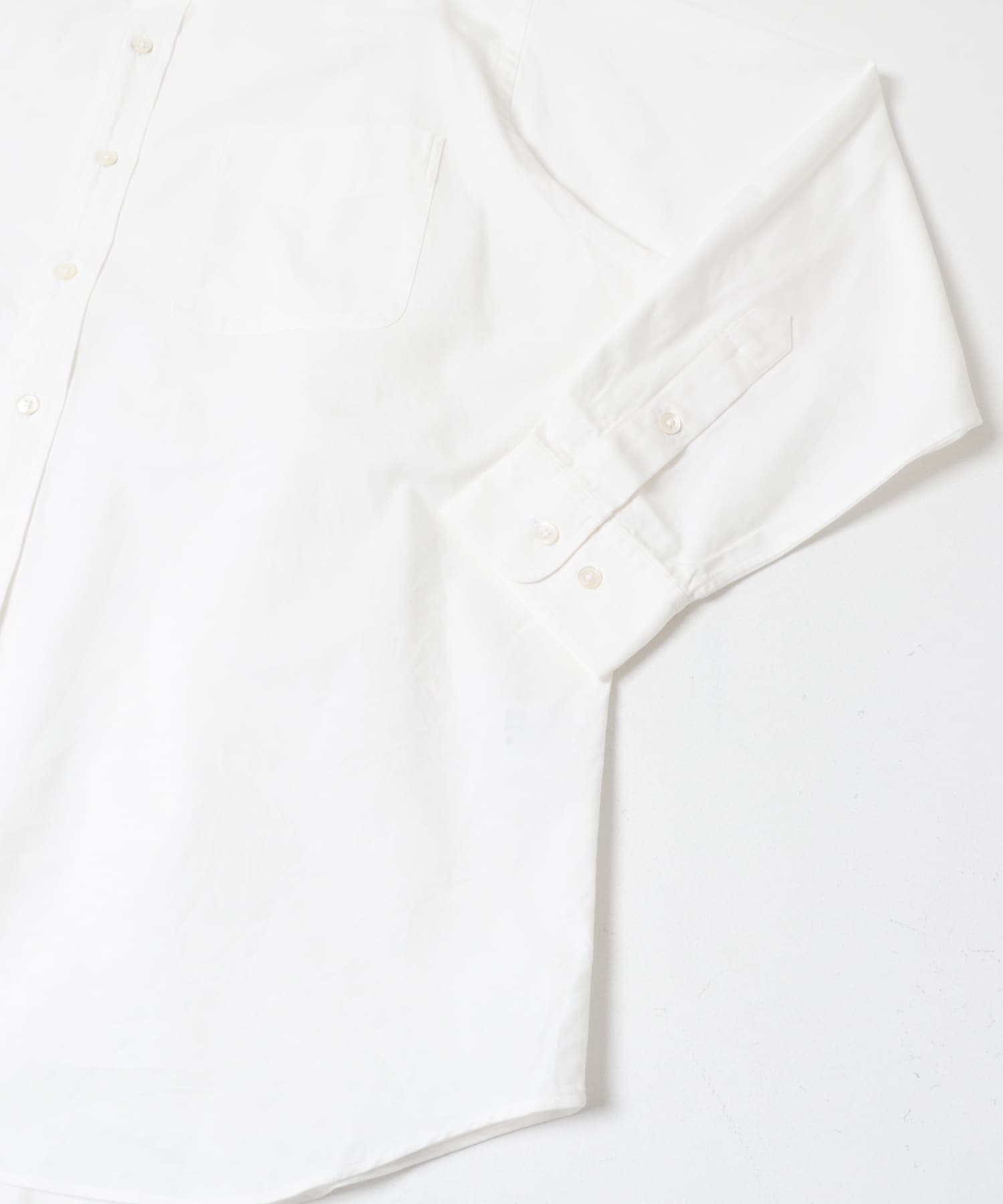 THE DAY　CLASSIC TWILL SHIRT WHITE 2
