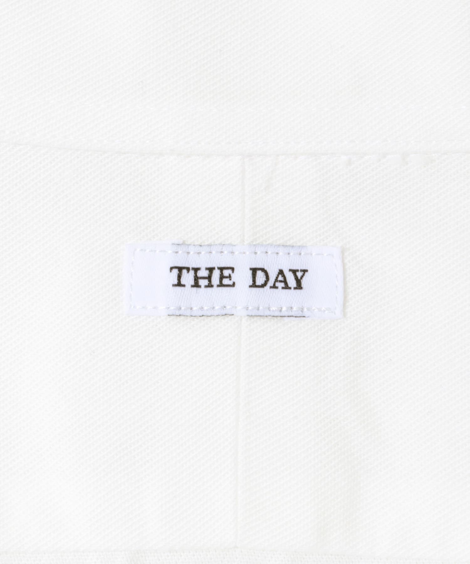 THE DAY　CLASSIC TWILL SHIRT WHITE 2